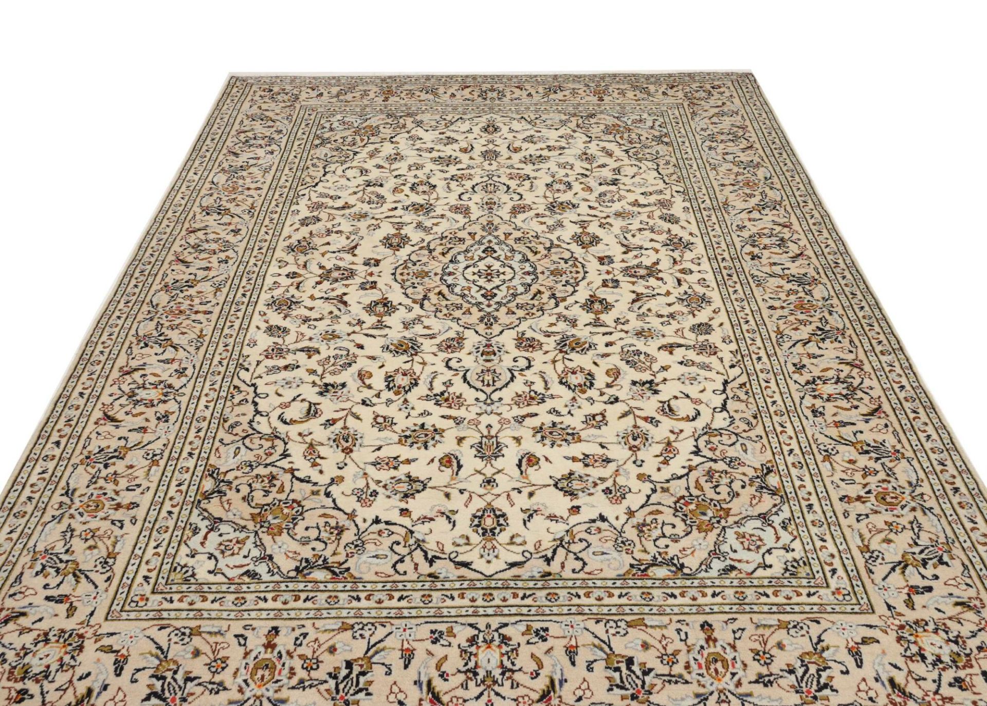 Handgeknüpfter Kashan Perserteppich 201 × 301 cm