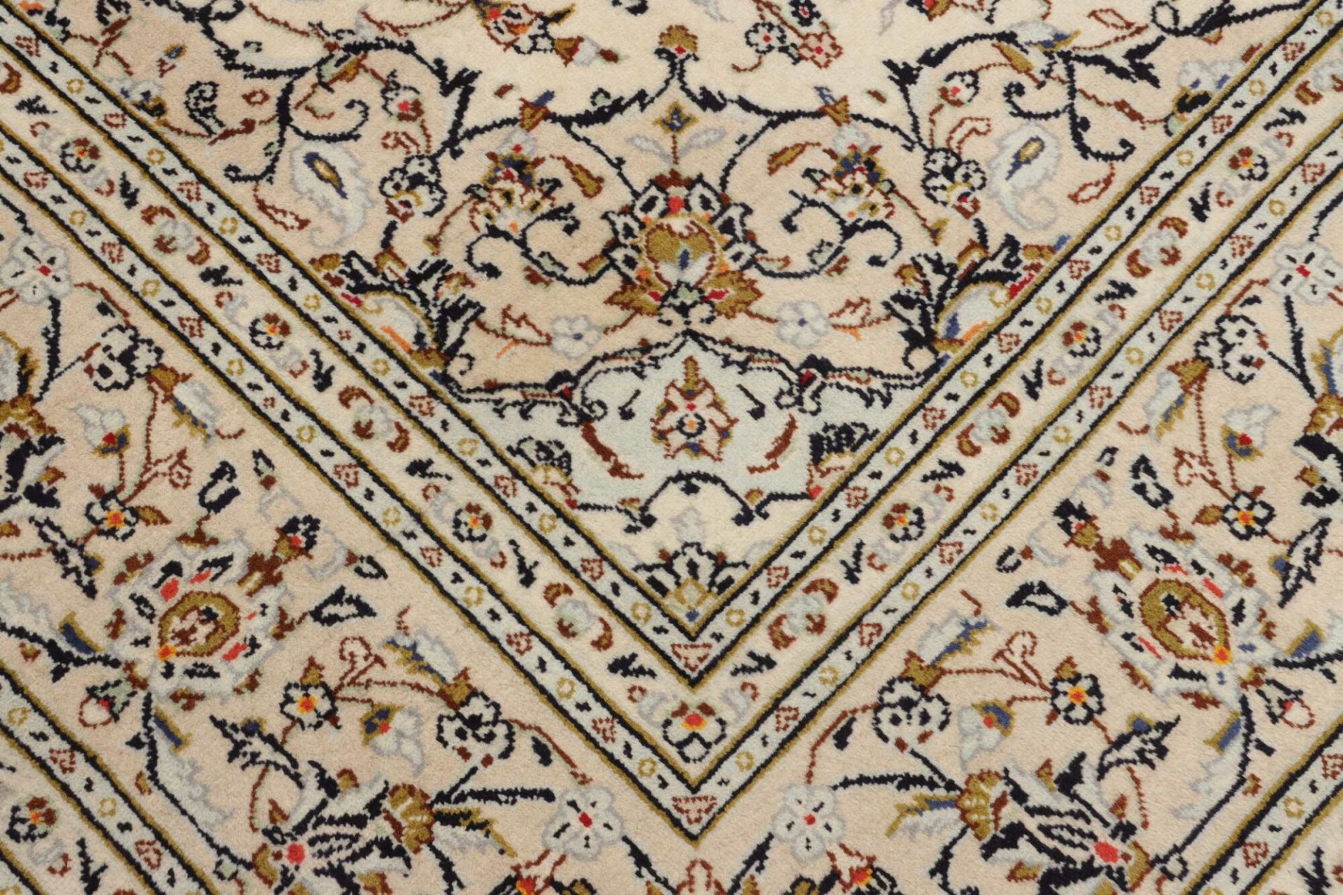 Handgeknüpfter Kashan Perserteppich 201 × 301 cm