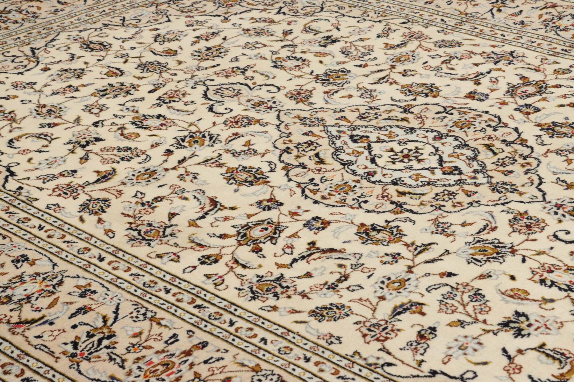 Handgeknüpfter Kashan Perserteppich 201 × 301 cm