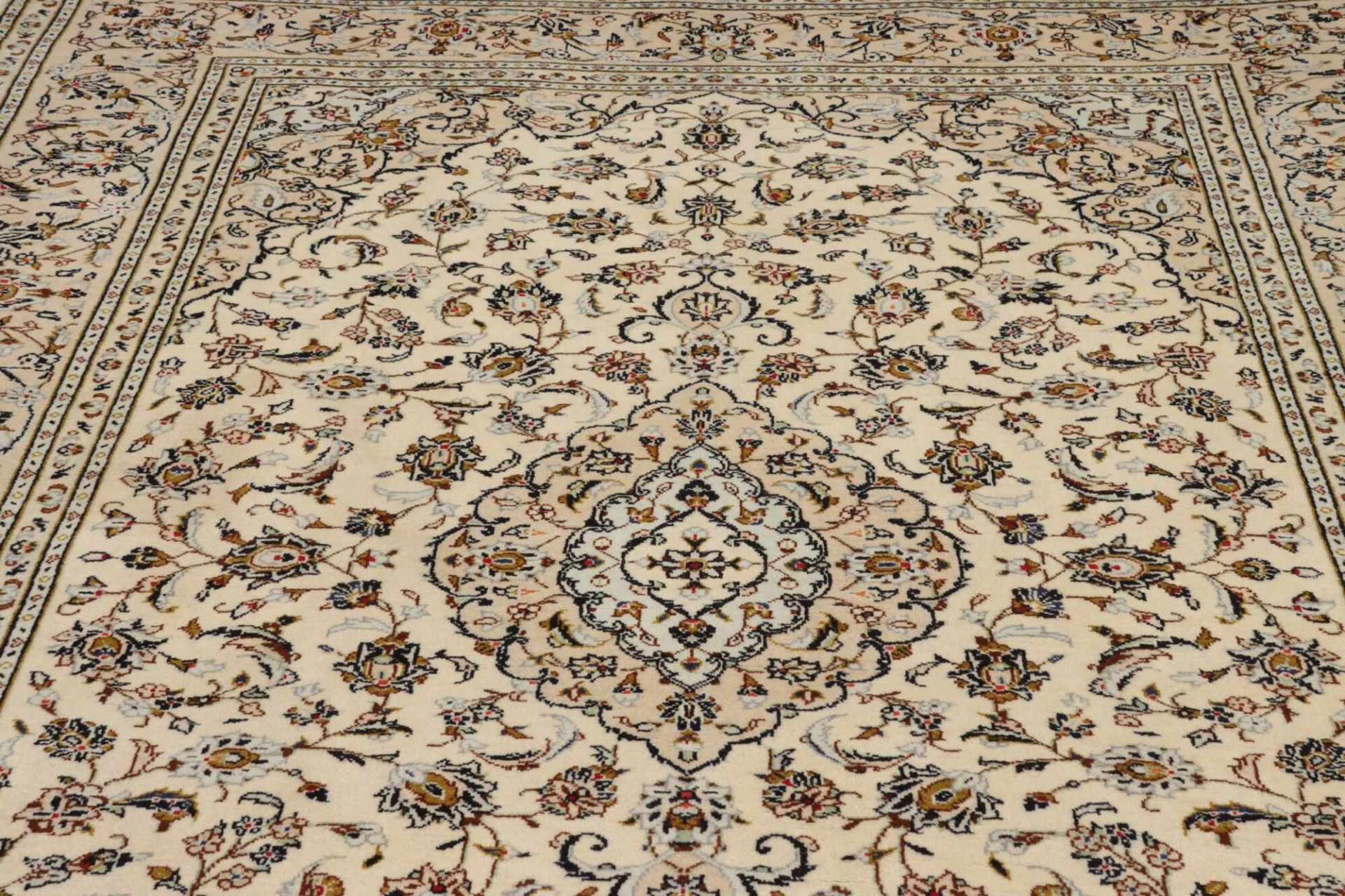 Handgeknüpfter Kashan Perserteppich 201 × 301 cm