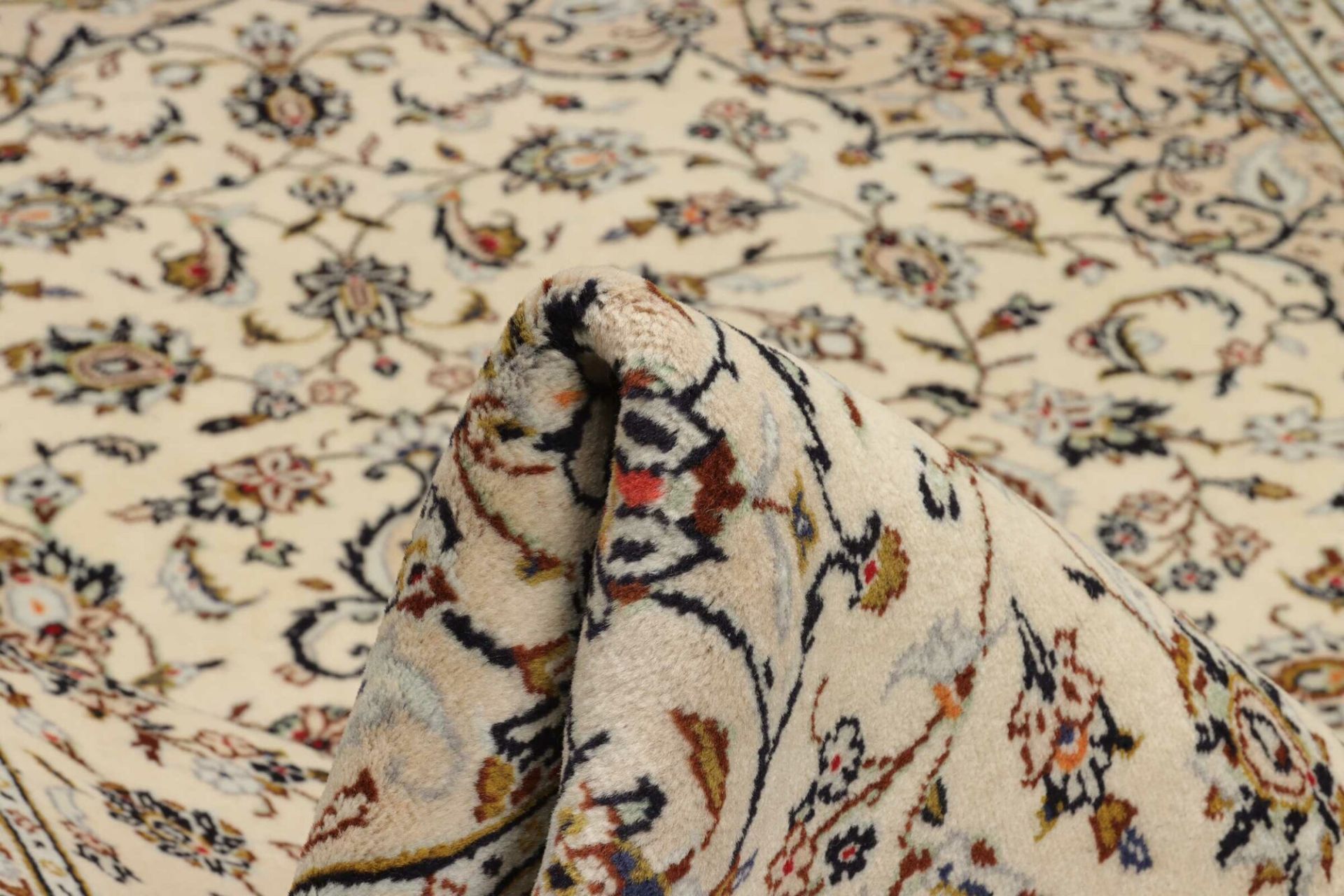 Handgeknüpfter Kashan Perserteppich 201 × 301 cm
