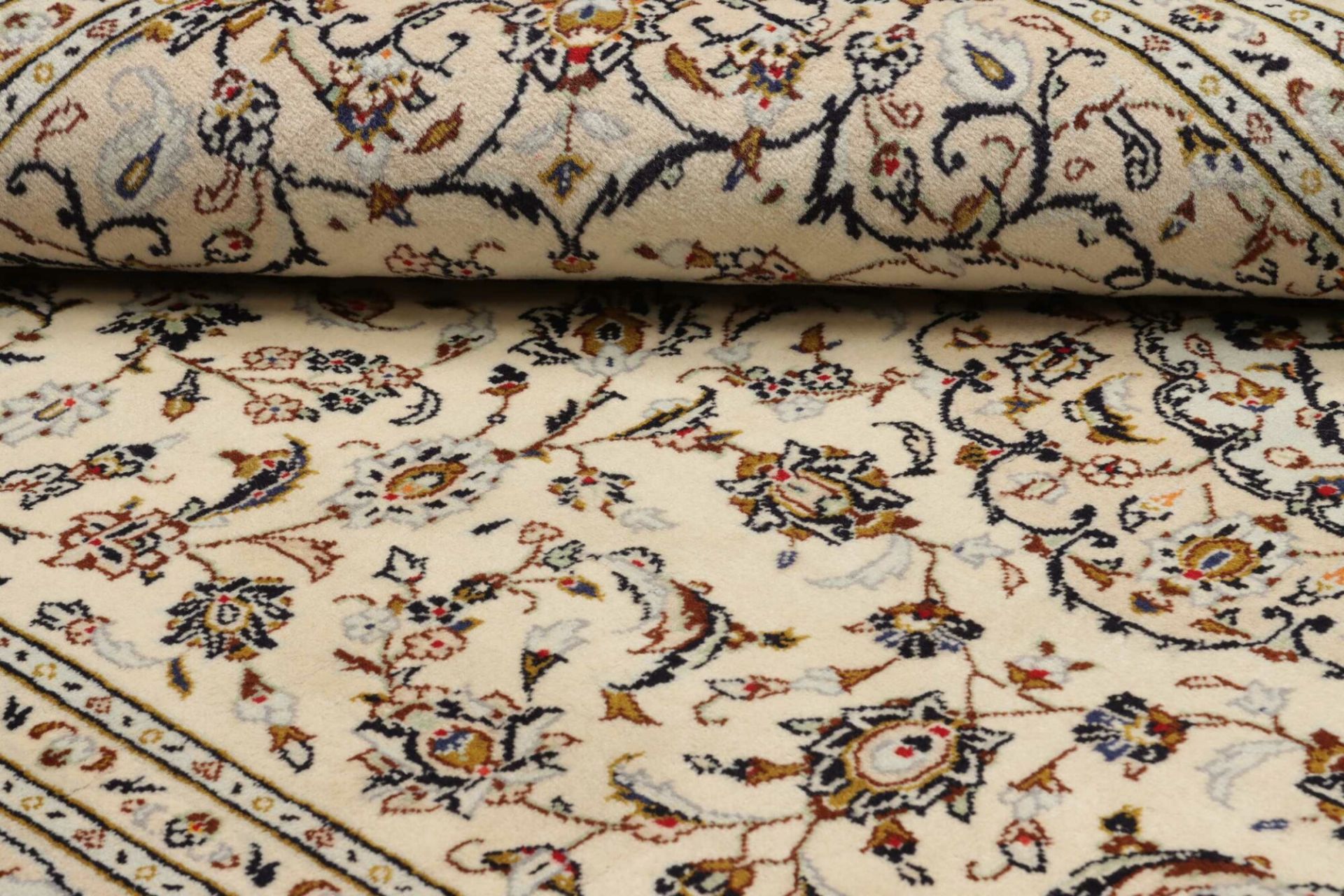 Handgeknüpfter Kashan Perserteppich 201 × 301 cm