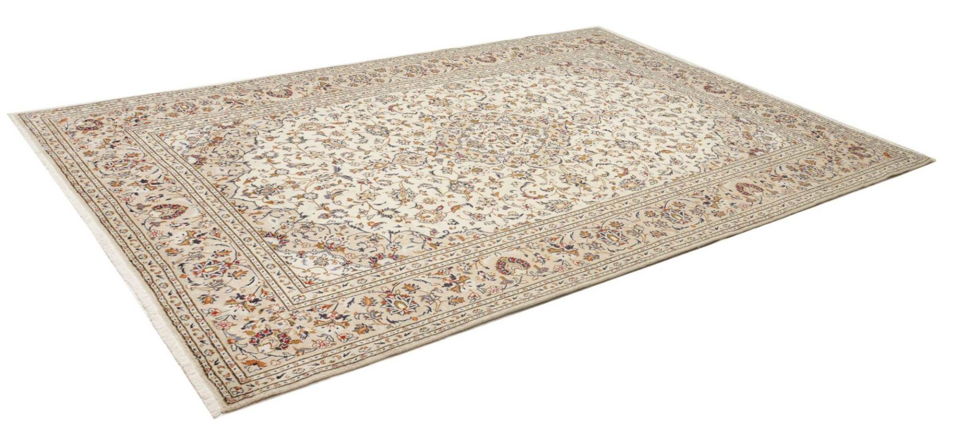 Handgeknüpfter Kashan Perserteppich 203 × 307 cm