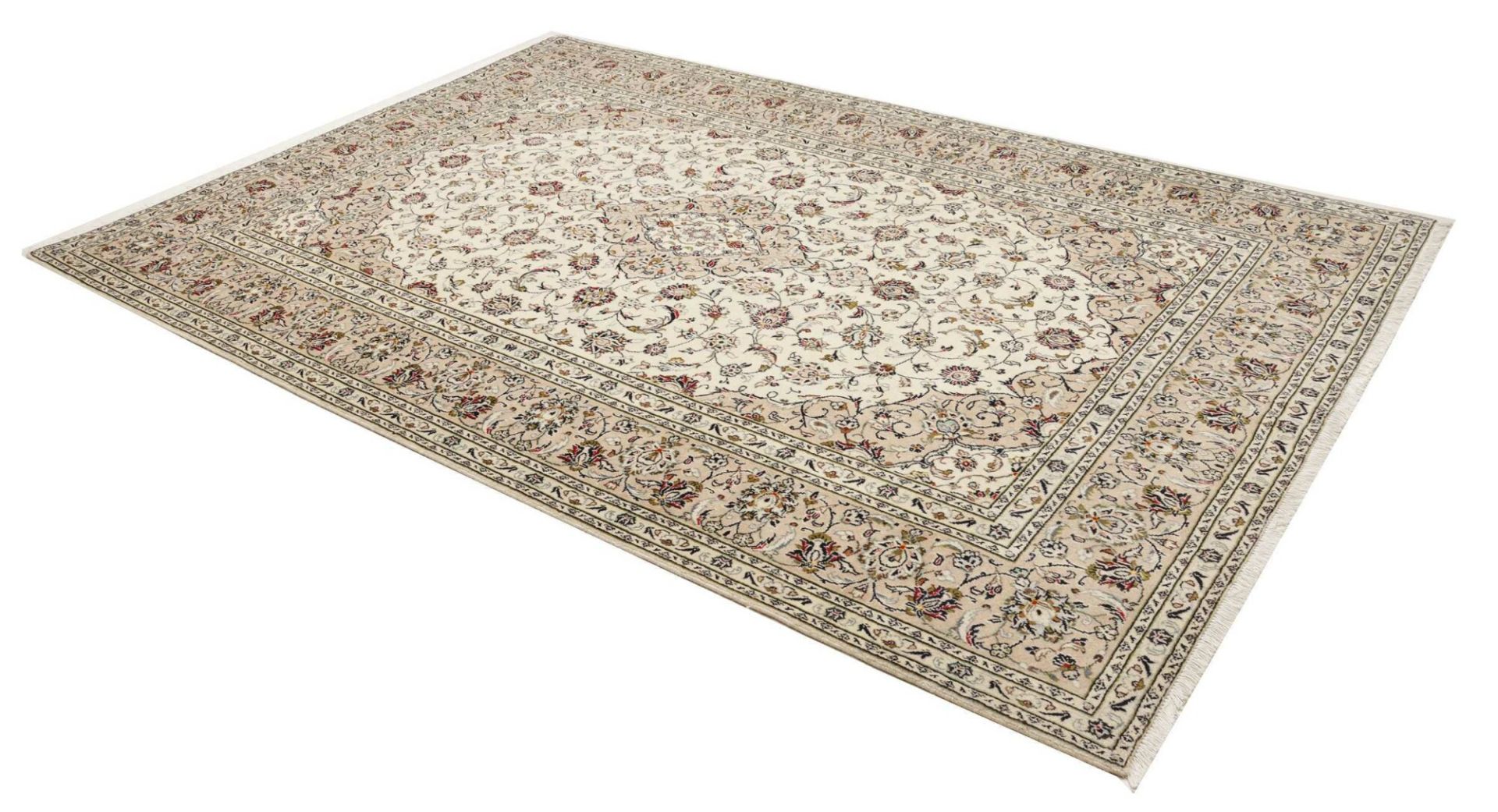 Handgeknüpfter Kashan Perserteppich 201 × 289 cm