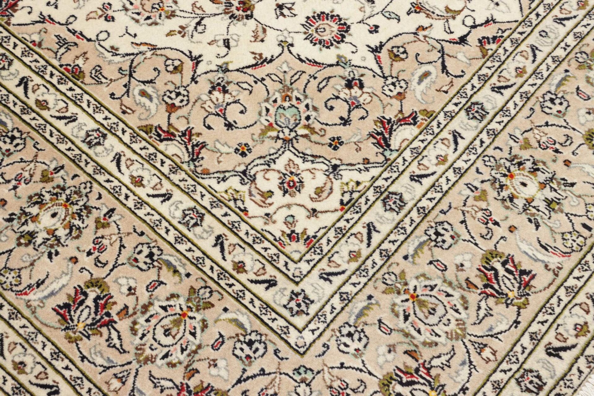Handgeknüpfter Kashan Perserteppich 201 × 289 cm