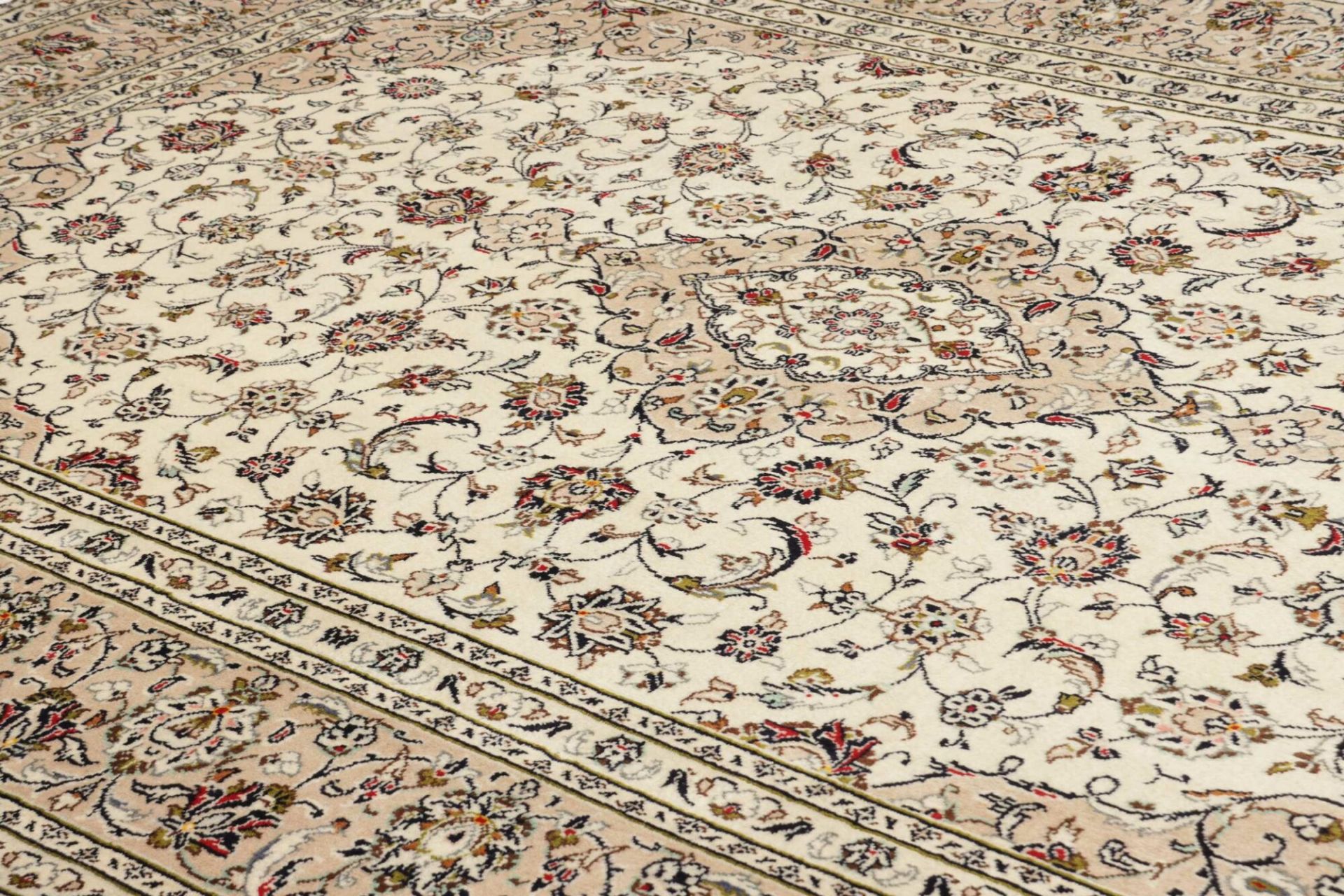 Handgeknüpfter Kashan Perserteppich 201 × 289 cm