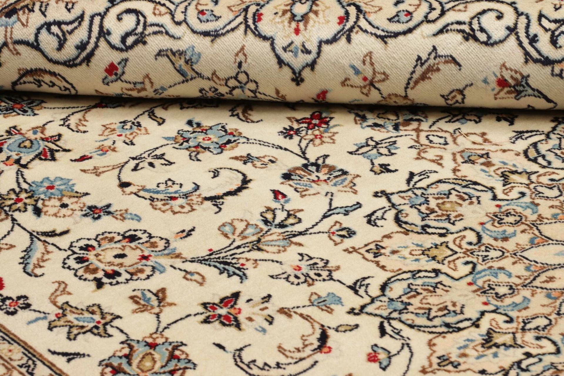 Kashan Perserteppich 198 × 307 cm aus Wolle, handgeknüpft