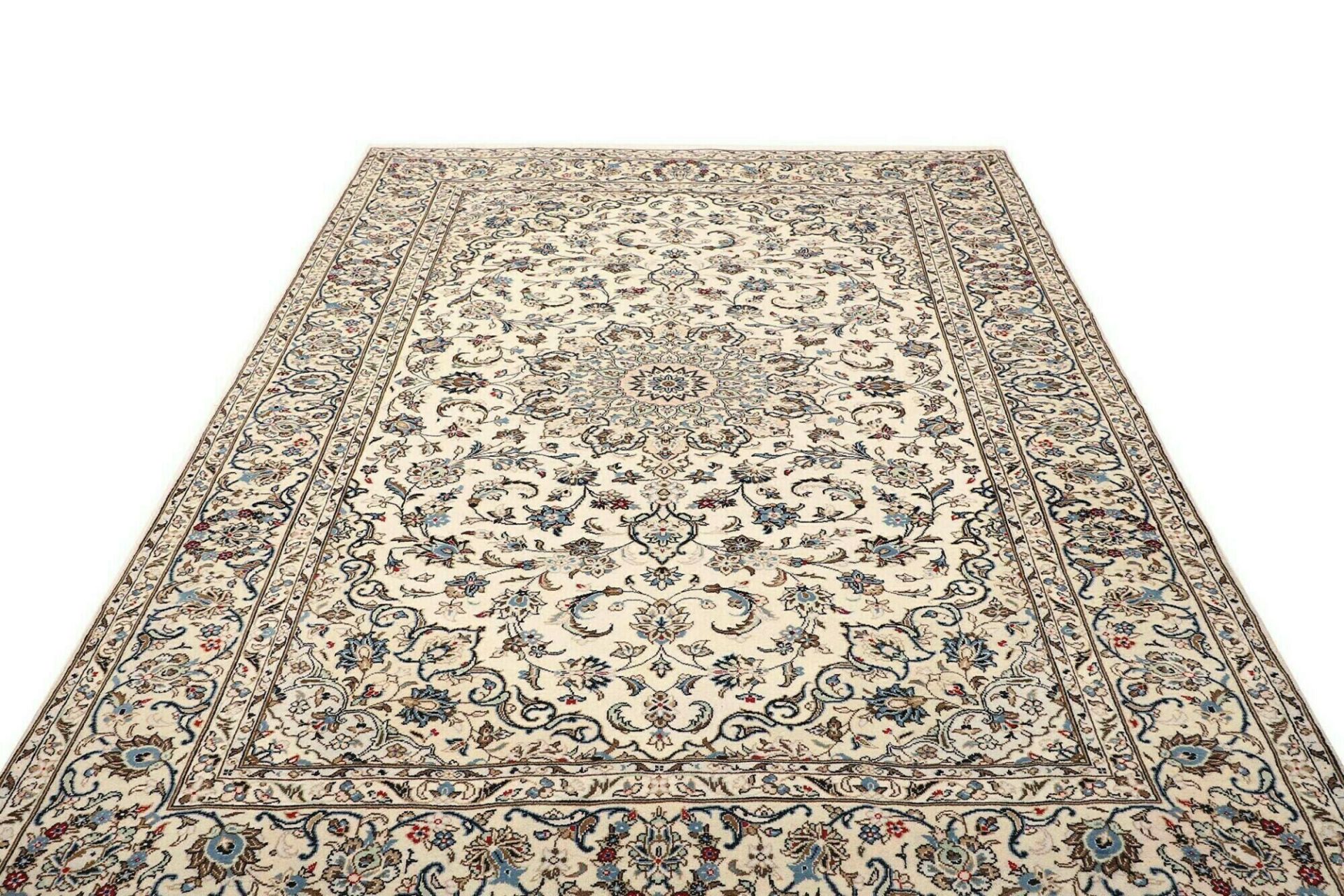 Kashan Perserteppich aus Iran, 201 × 292 cm