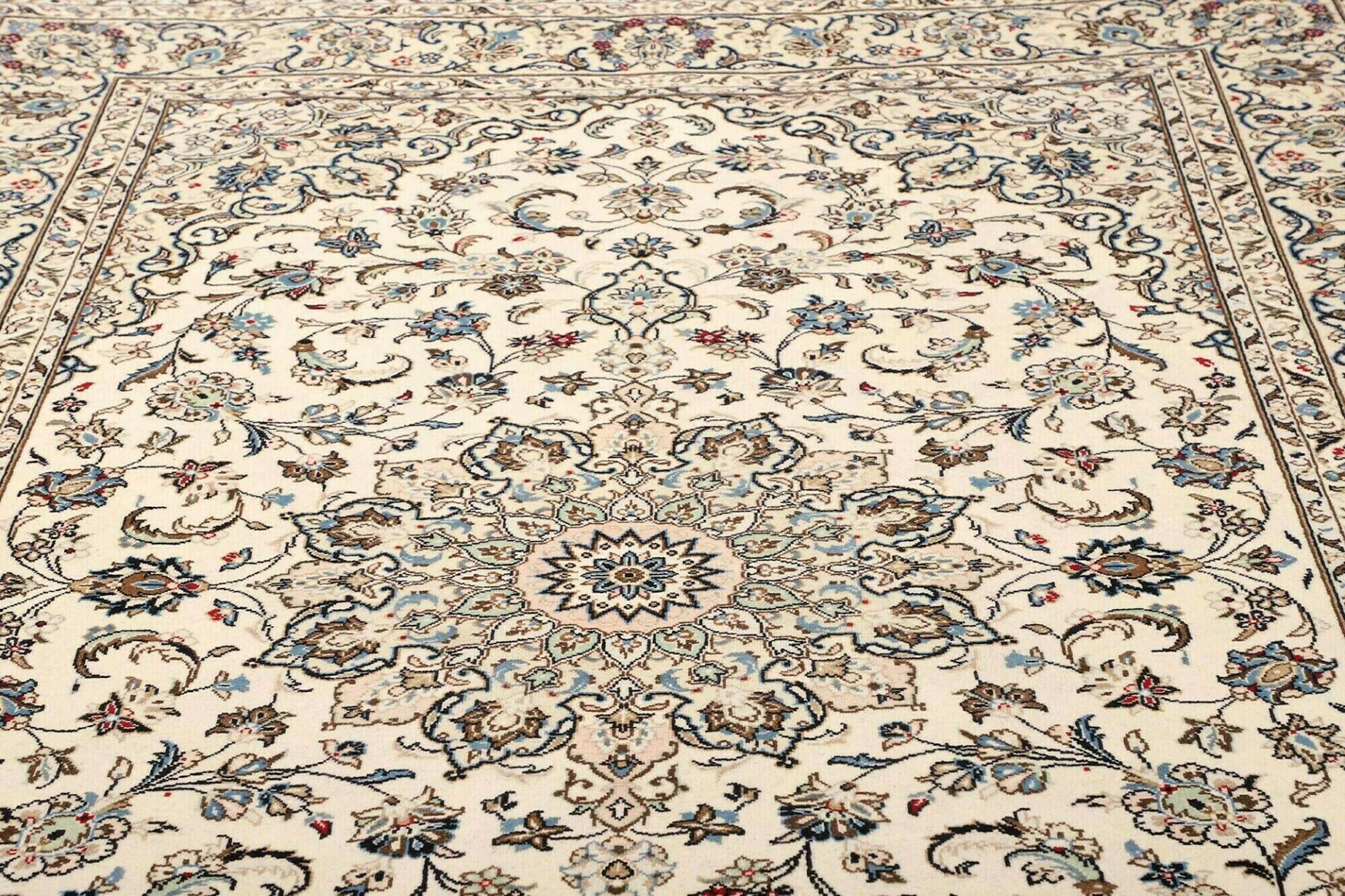 Kashan Perserteppich aus Iran, 201 × 292 cm