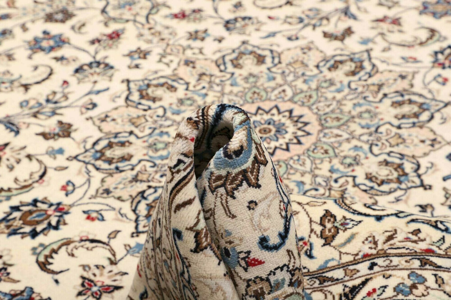 Kashan Perserteppich aus Iran, 201 × 292 cm