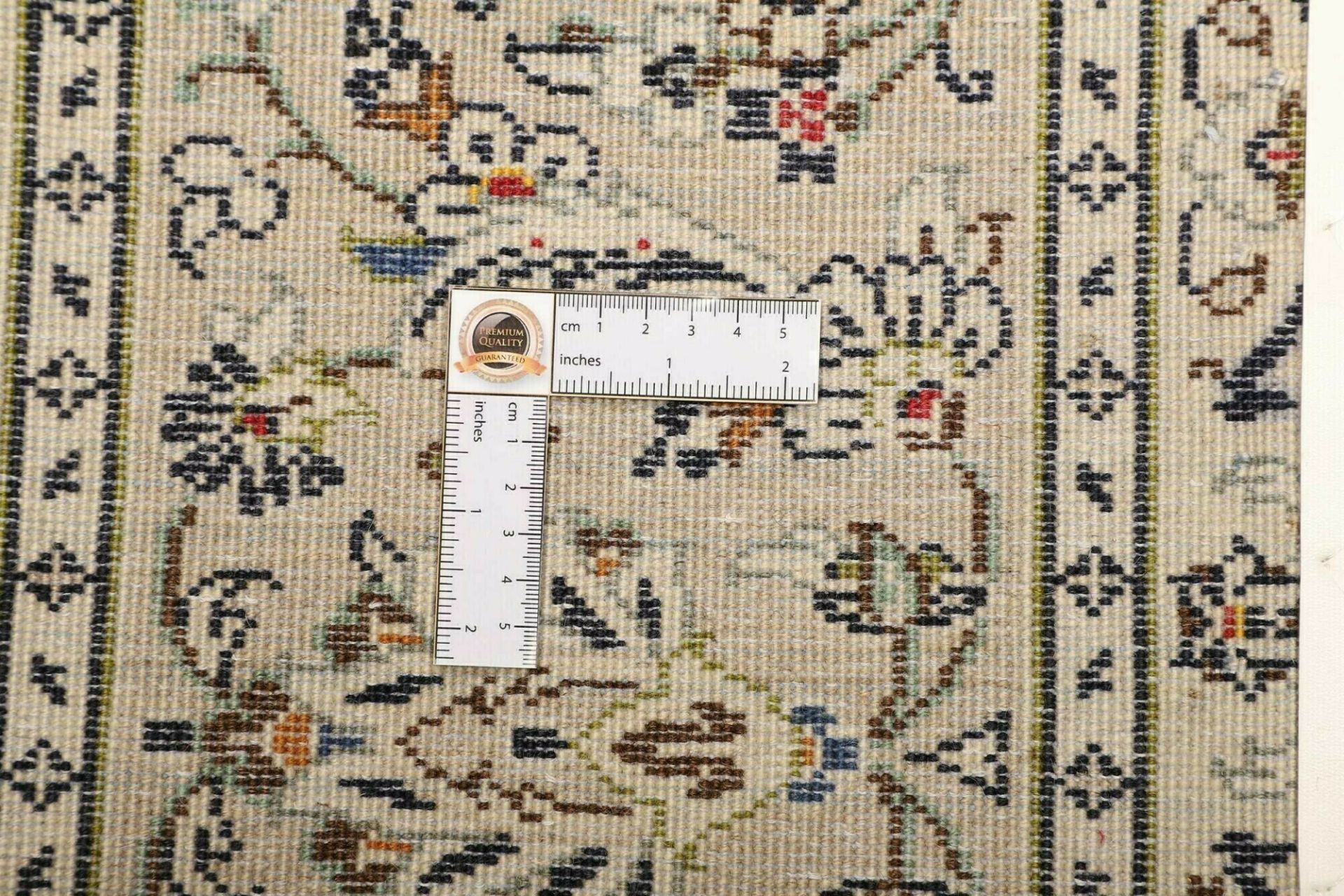 Kashan Perserteppich aus Iran, 201 × 292 cm