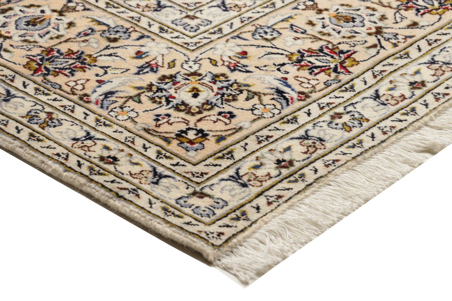 Handgeknüpfter Kashan Perserteppich, 201 × 304 cm, Wolle
