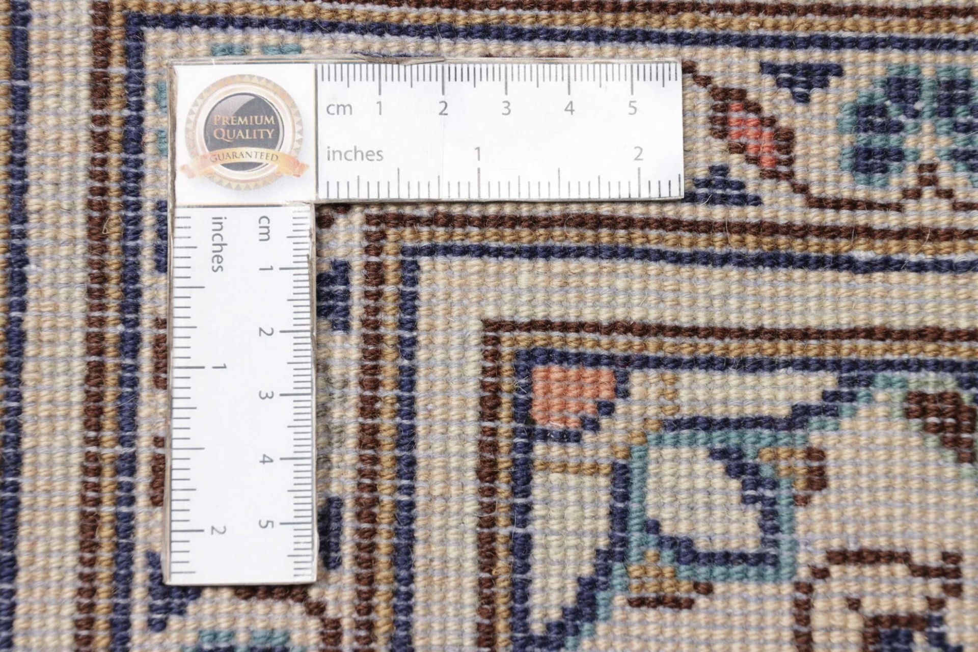 Handgeknüpfter Kashan Perserteppich, 201 × 304 cm, Wolle