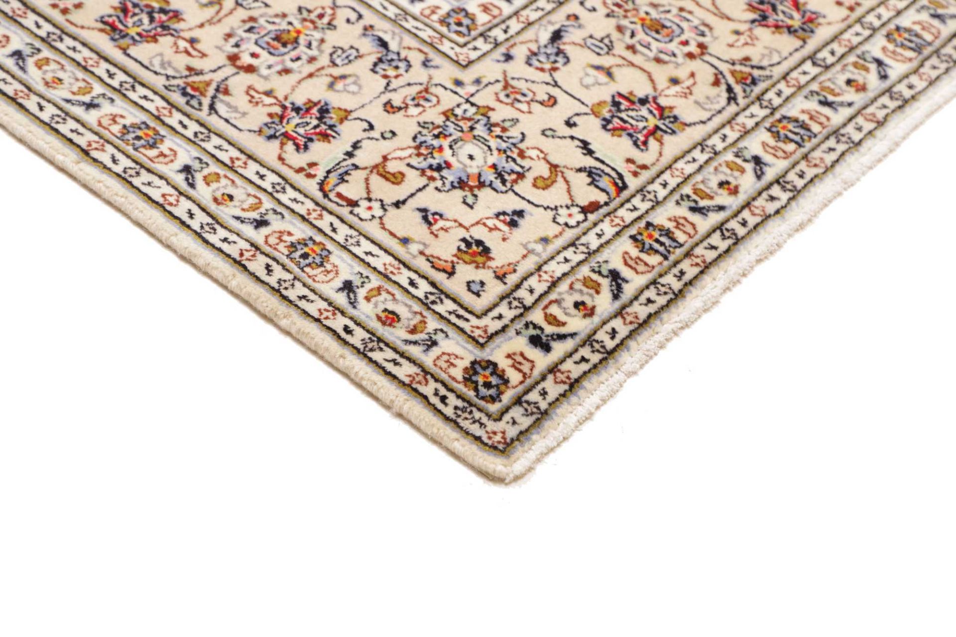 Handgeknüpfter Kashan Perserteppich, 196 × 299 cm, Wolle
