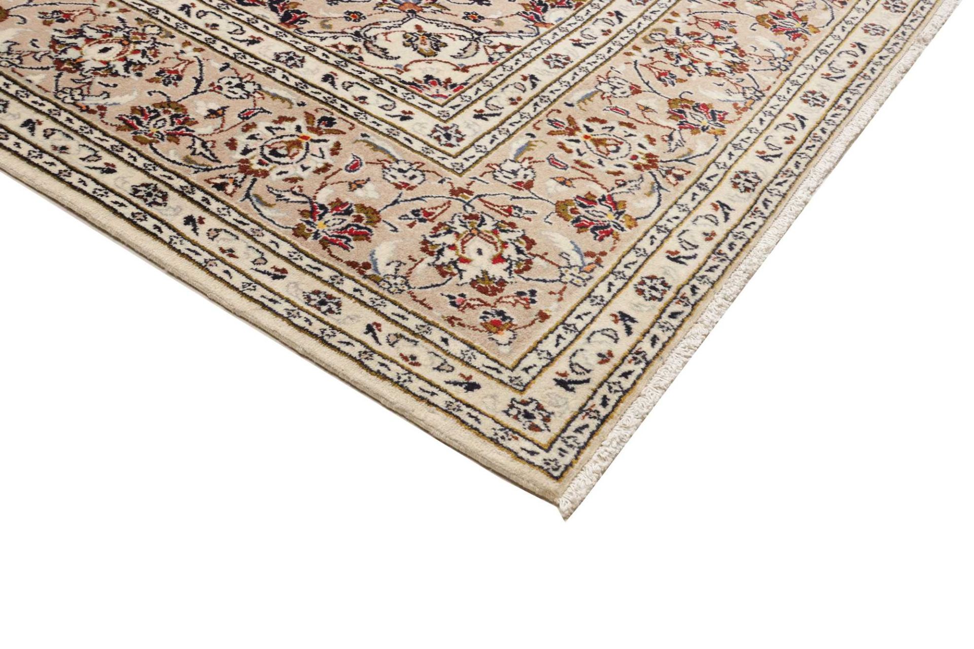 Handgeknüpfter Kashan Perserteppich 198 × 304 cm