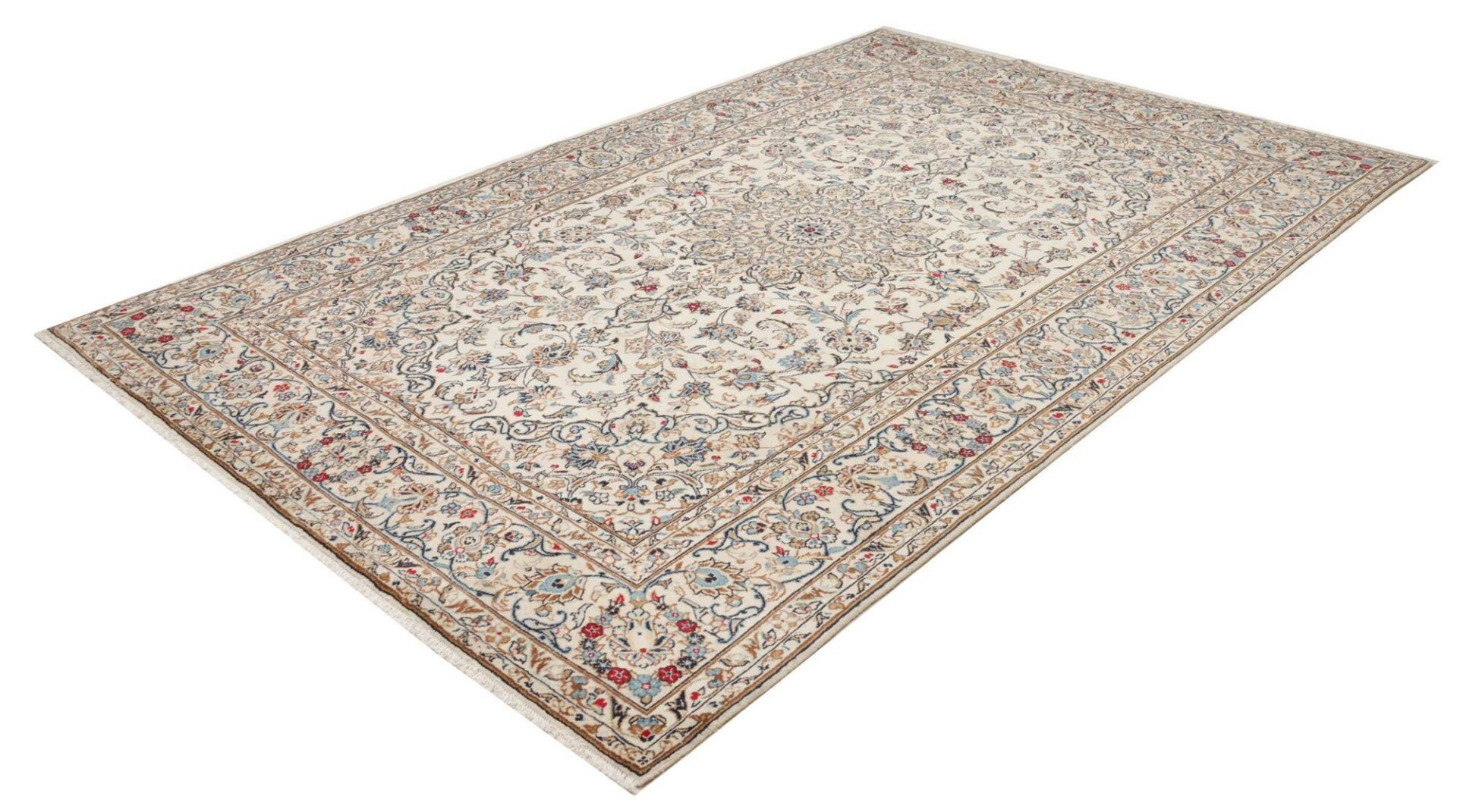Kashan Perserteppich 194 × 299 cm aus Wolle, handgeknüpft