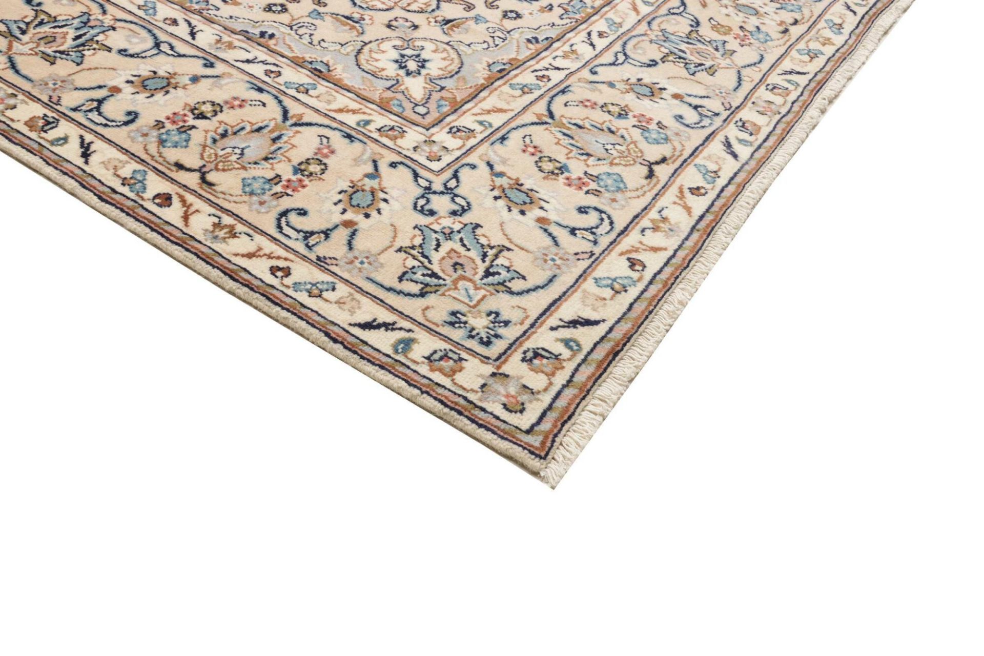 Handgeknüpfter Kashan Perserteppich, 193 × 299 cm, Wolle