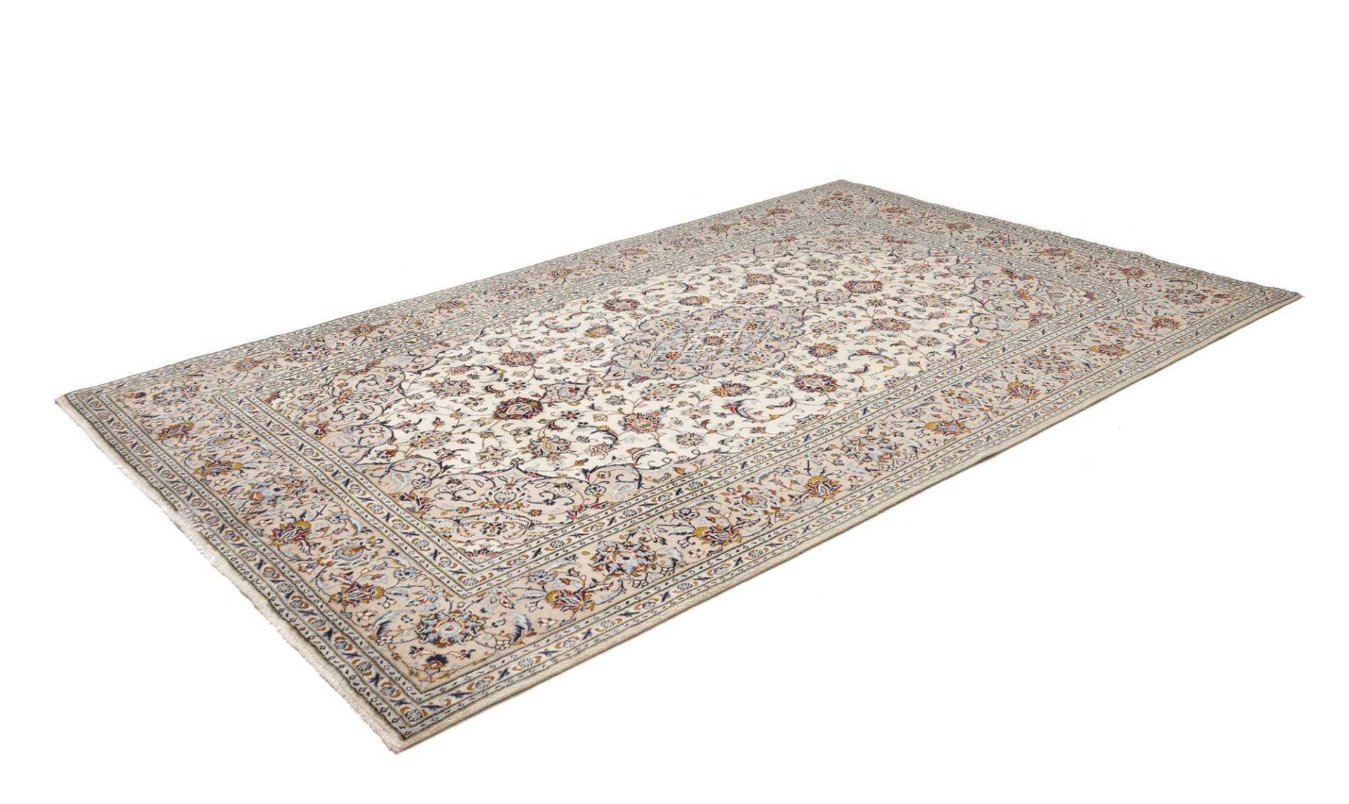 Handgeknüpfter Kashan Perserteppich 198 × 309 cm