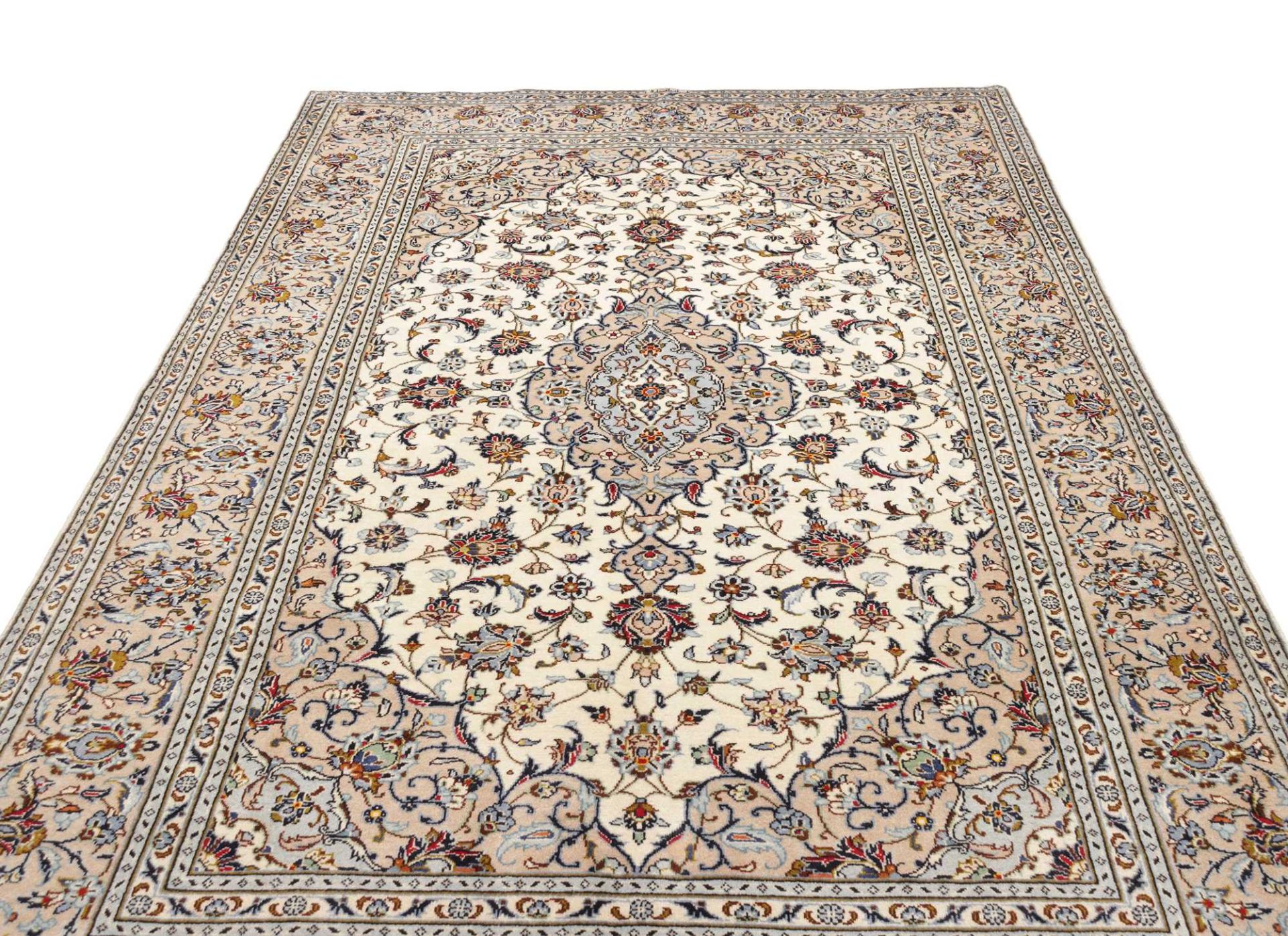Handgeknüpfter Kashan Perserteppich 198 × 309 cm