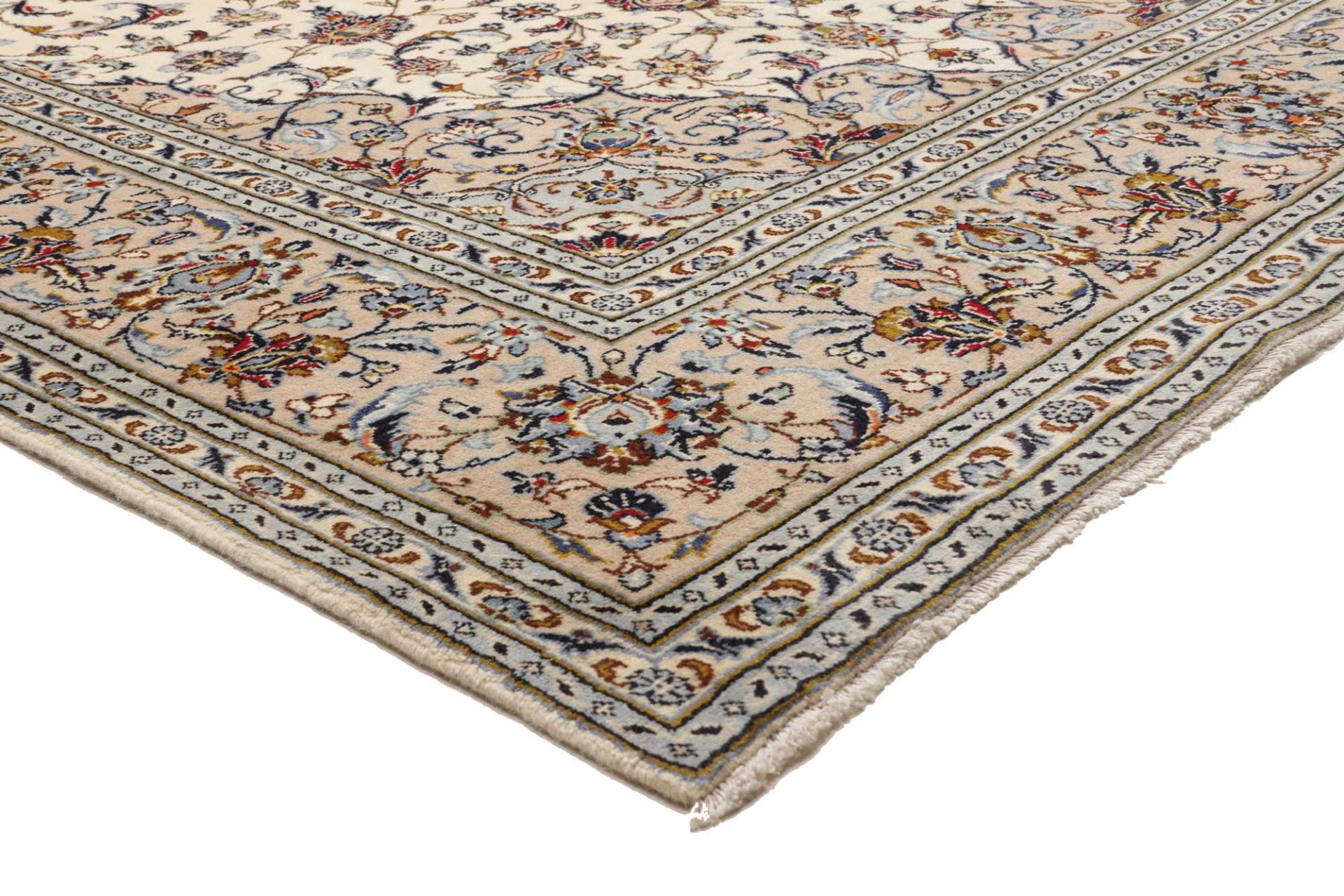 Handgeknüpfter Kashan Perserteppich 198 × 309 cm