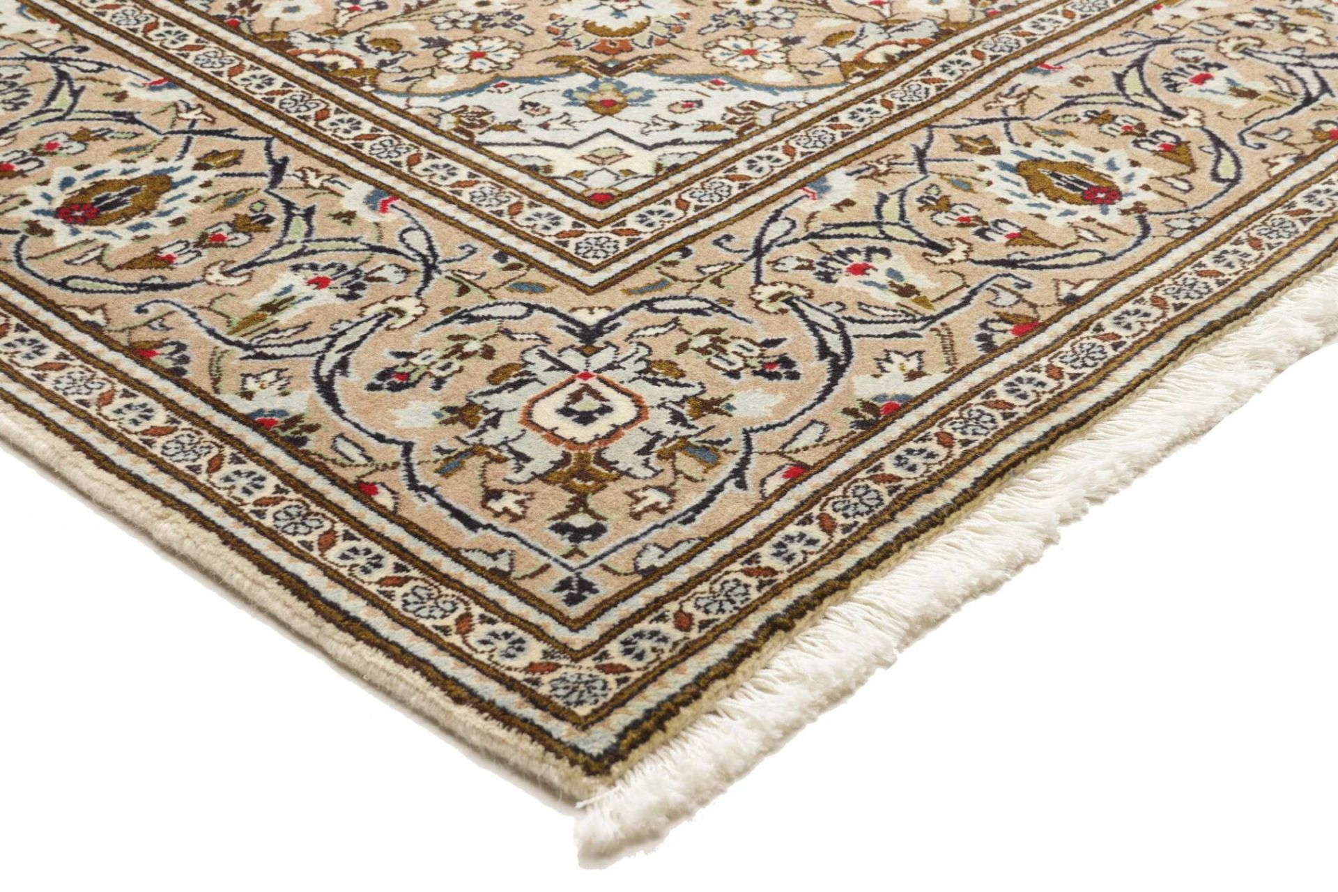 Handgeknüpfter Kashan Perserteppich 201 × 289 cm