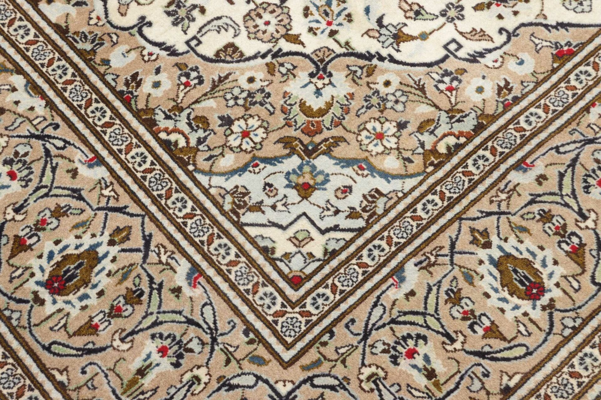 Handgeknüpfter Kashan Perserteppich 201 × 289 cm