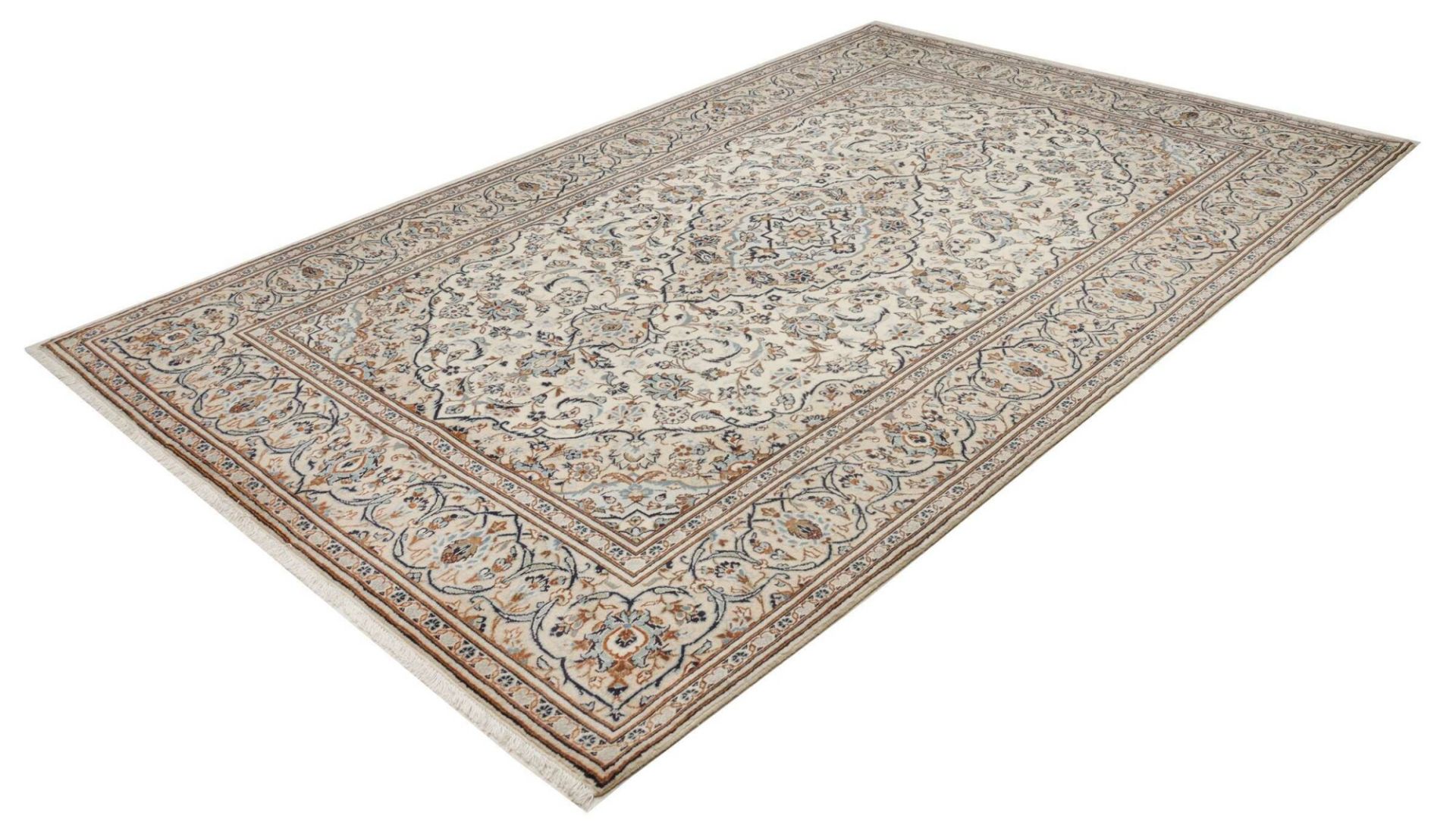 Kashan Perserteppich aus Iran, 199 × 307 cm