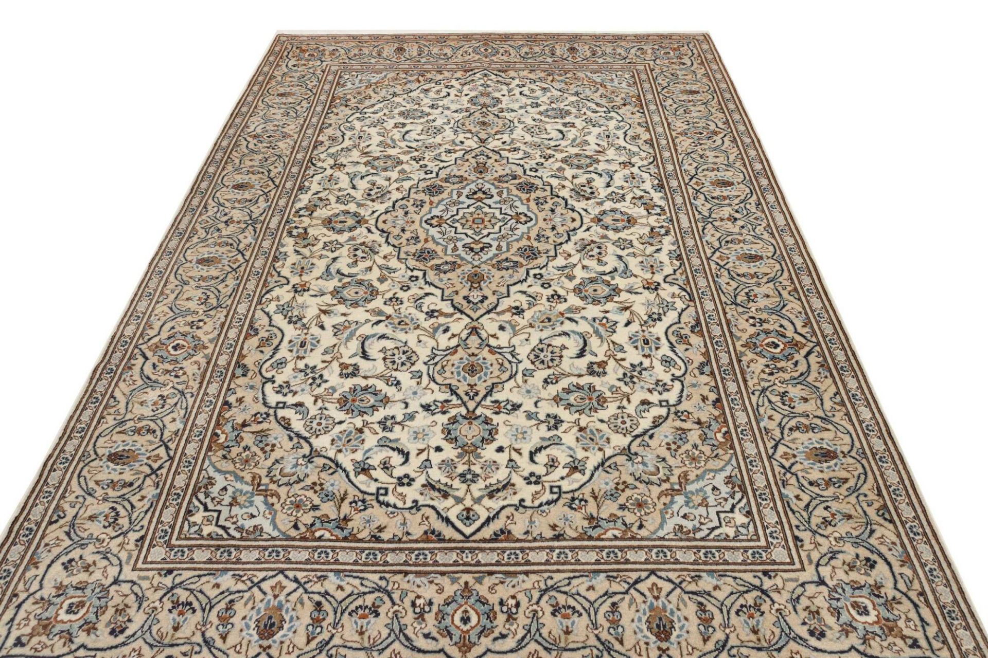 Kashan Perserteppich aus Iran, 199 × 307 cm