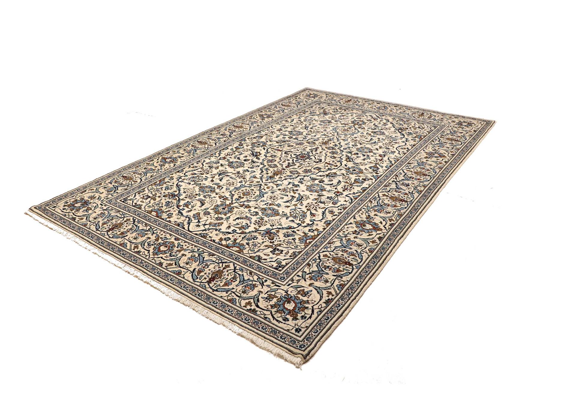 Kashan Perserteppich aus Iran, 197 × 309 cm