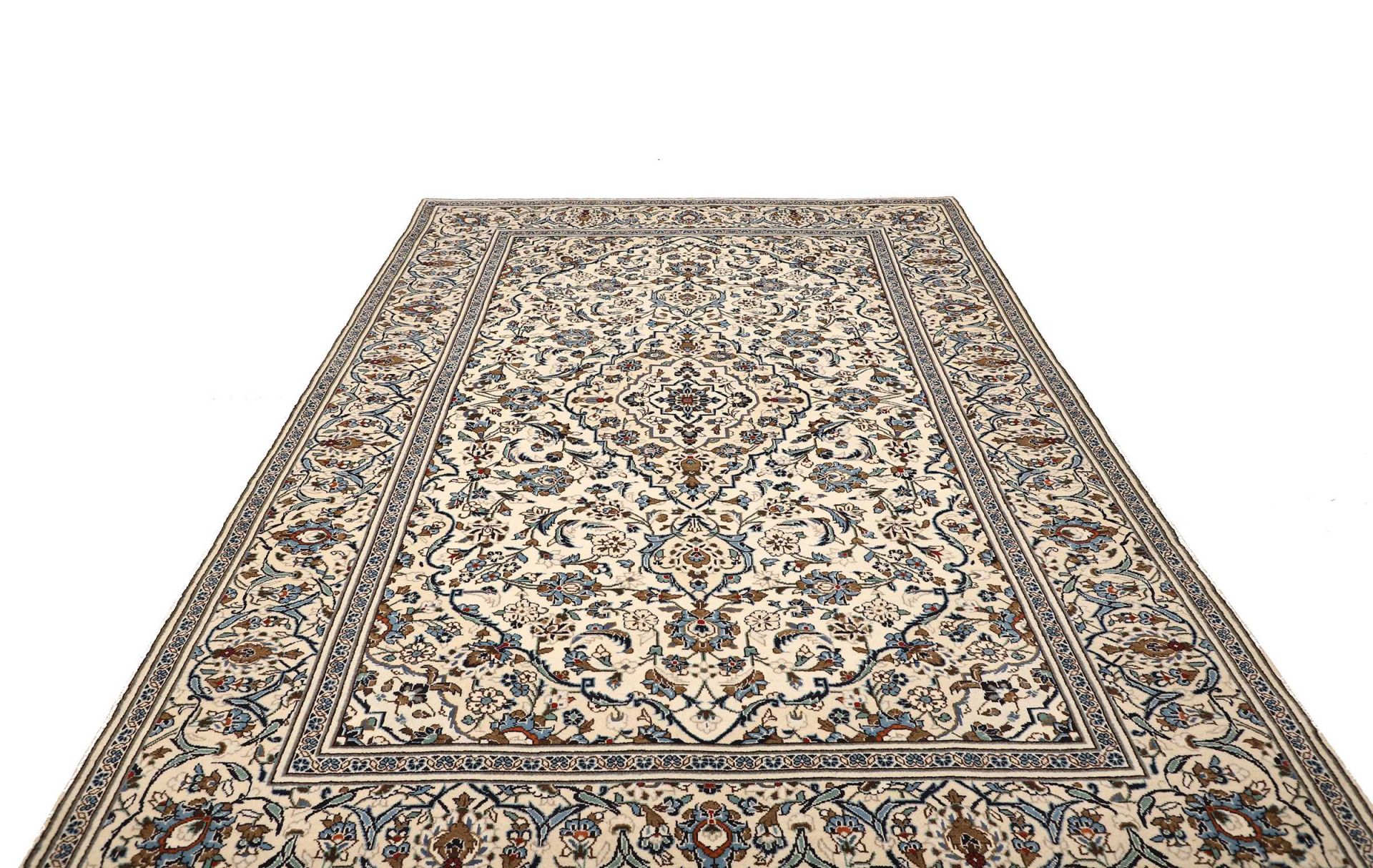 Kashan Perserteppich aus Iran, 197 × 309 cm