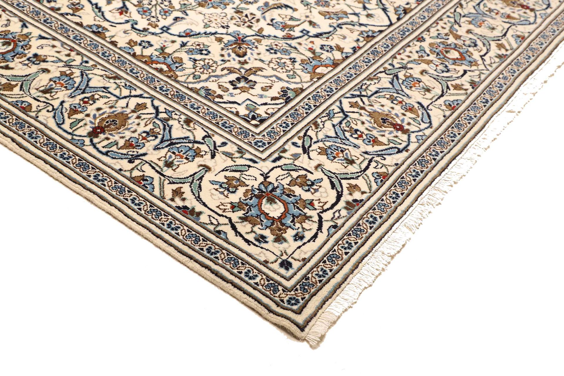 Kashan Perserteppich aus Iran, 197 × 309 cm