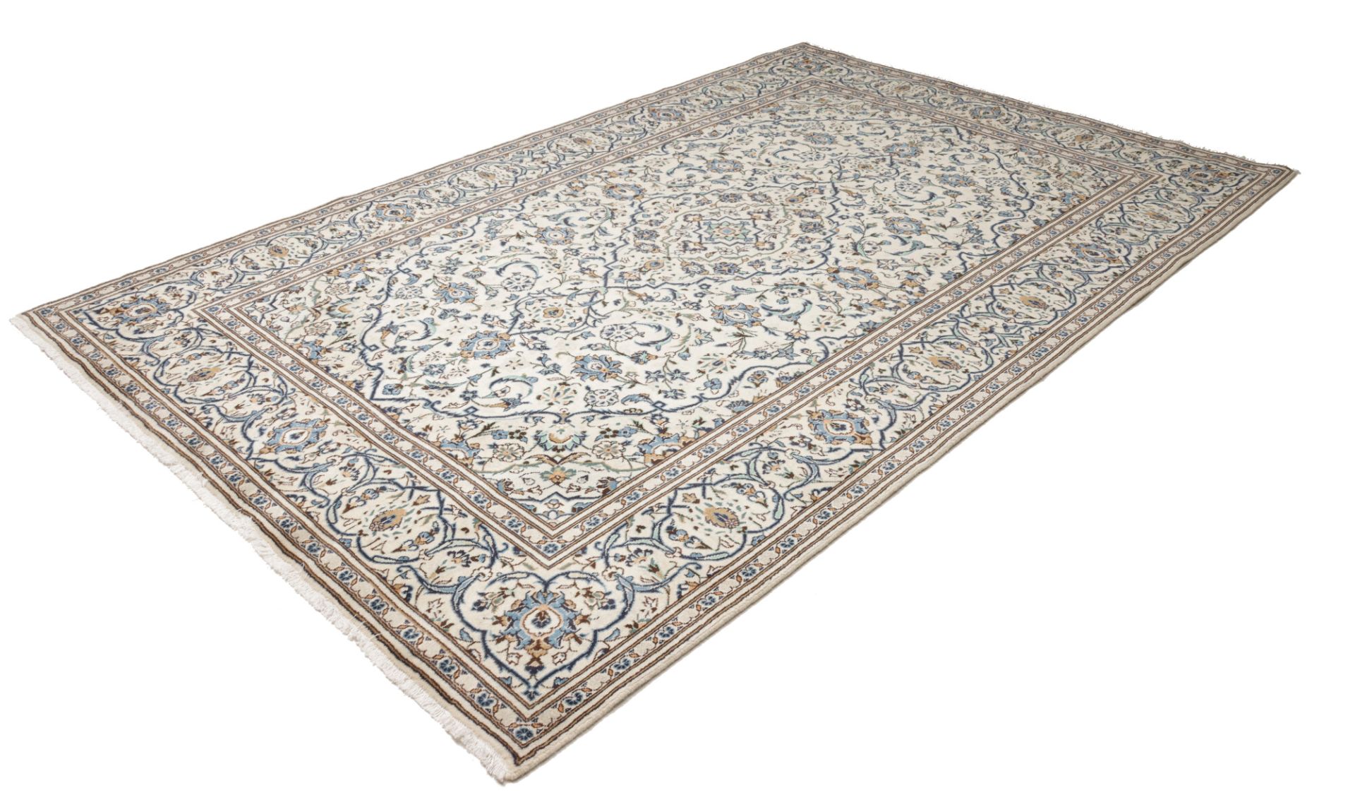Kashan Perserteppich aus Iran, 197 × 299 cm