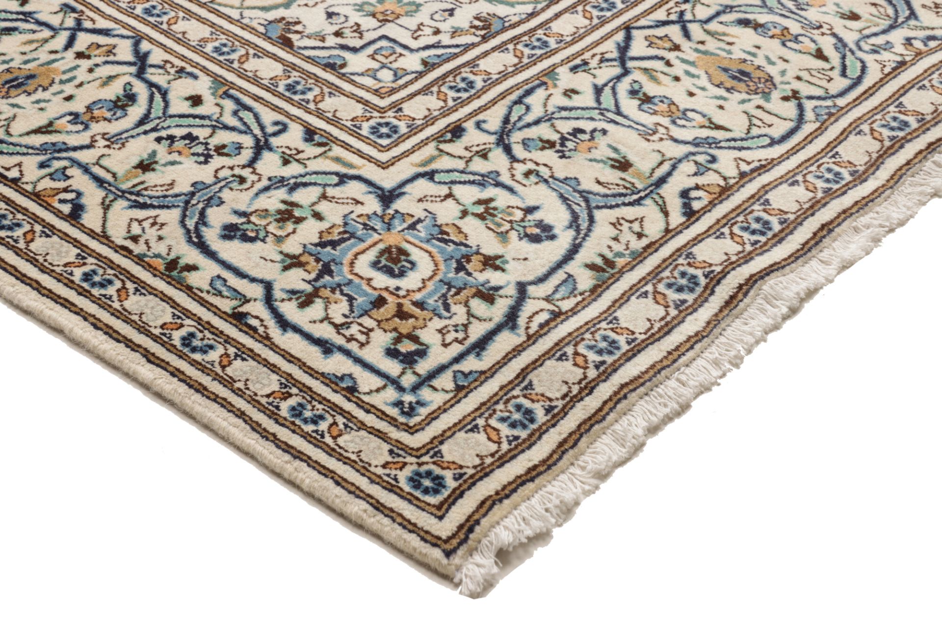 Kashan Perserteppich aus Iran, 197 × 299 cm