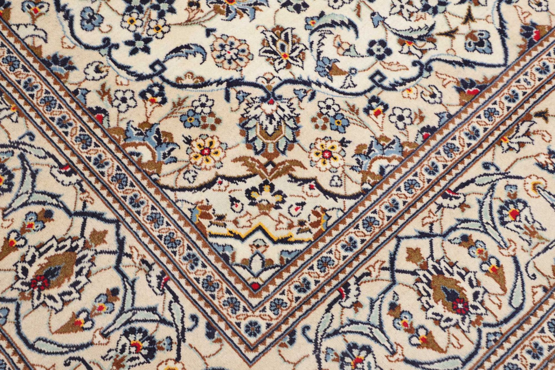 Kashan Perserteppich 199 × 299 cm aus Wolle, handgeknüpft