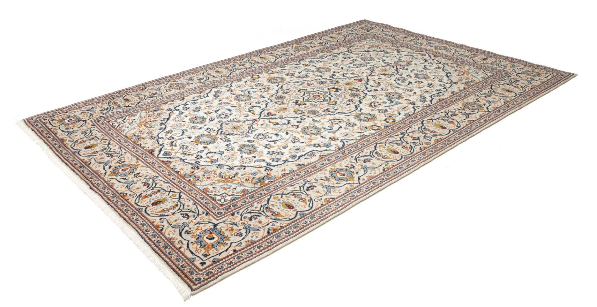 Handgeknüpfter Kashan Perserteppich 194 × 299 cm
