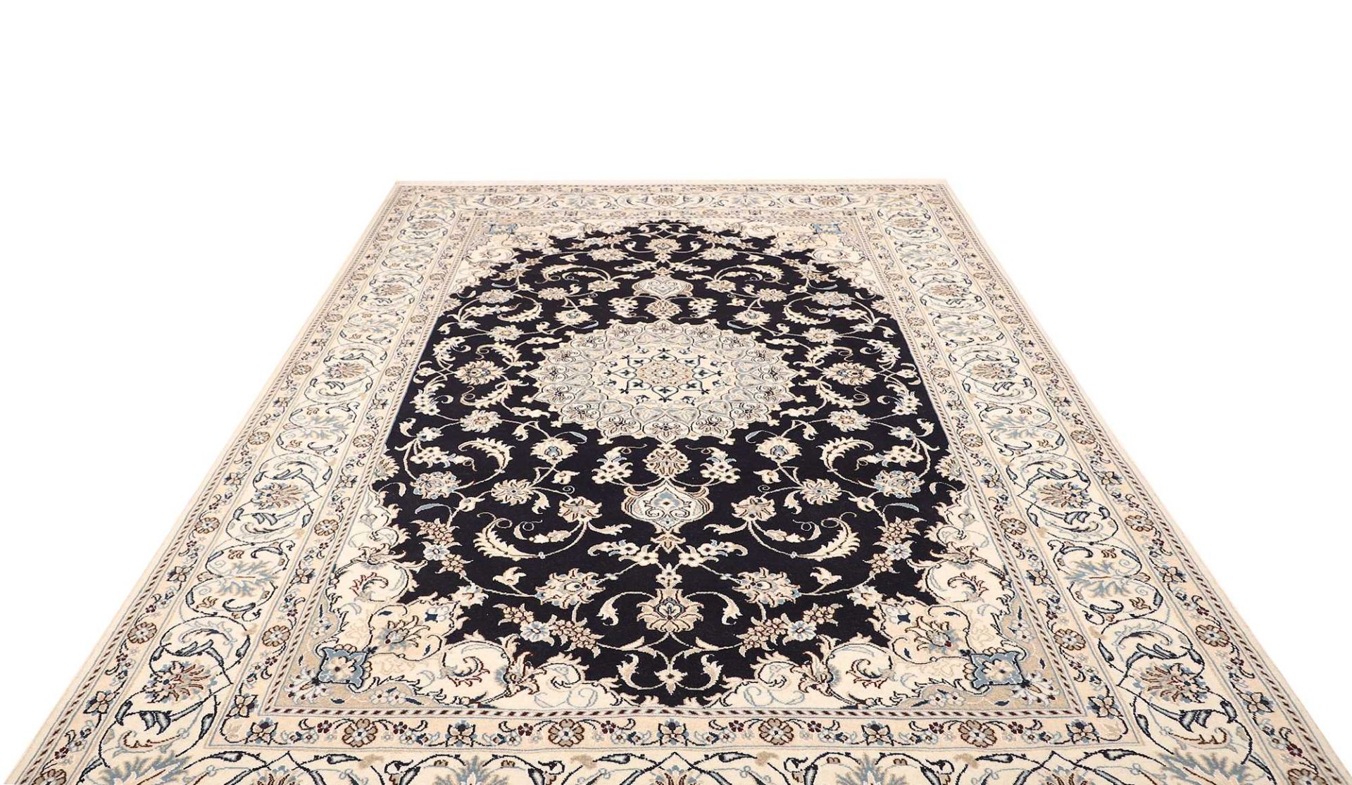 perserteppich-nain-197-x-302-cm-schurwolle-handgeknupft-exklusiv-3 Handgeknüpfter Nain Perserteppich, 197 × 302 cm, Wolle
