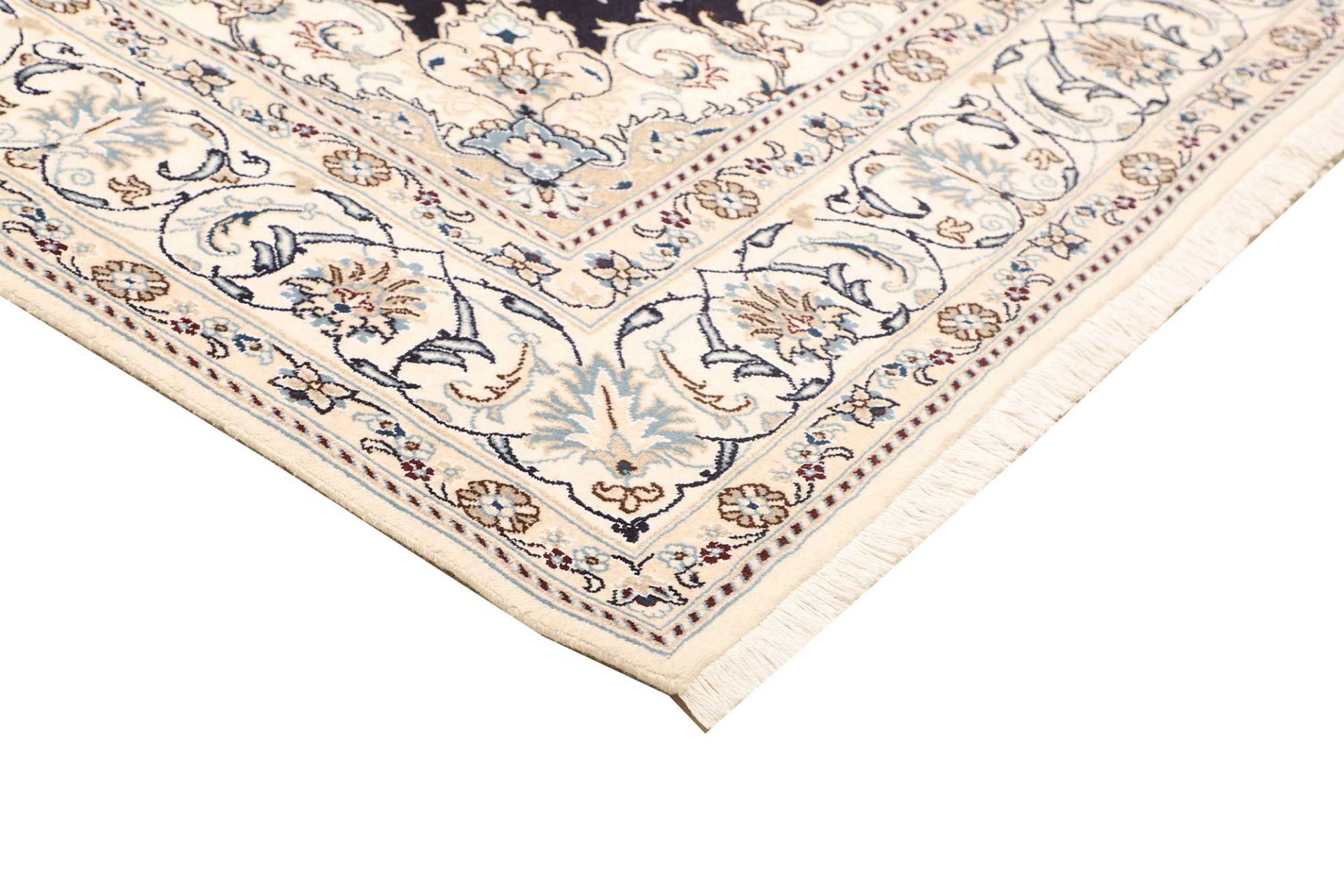 perserteppich-nain-197-x-302-cm-schurwolle-handgeknupft-exklusiv-4 Handgeknüpfter Nain Perserteppich, 197 × 302 cm, Wolle