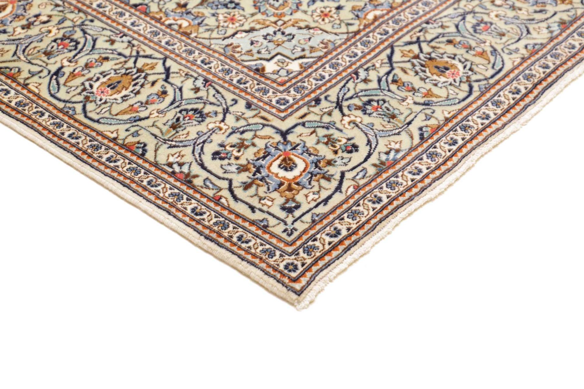 Kashan Perserteppich aus Iran, 193 × 284 cm