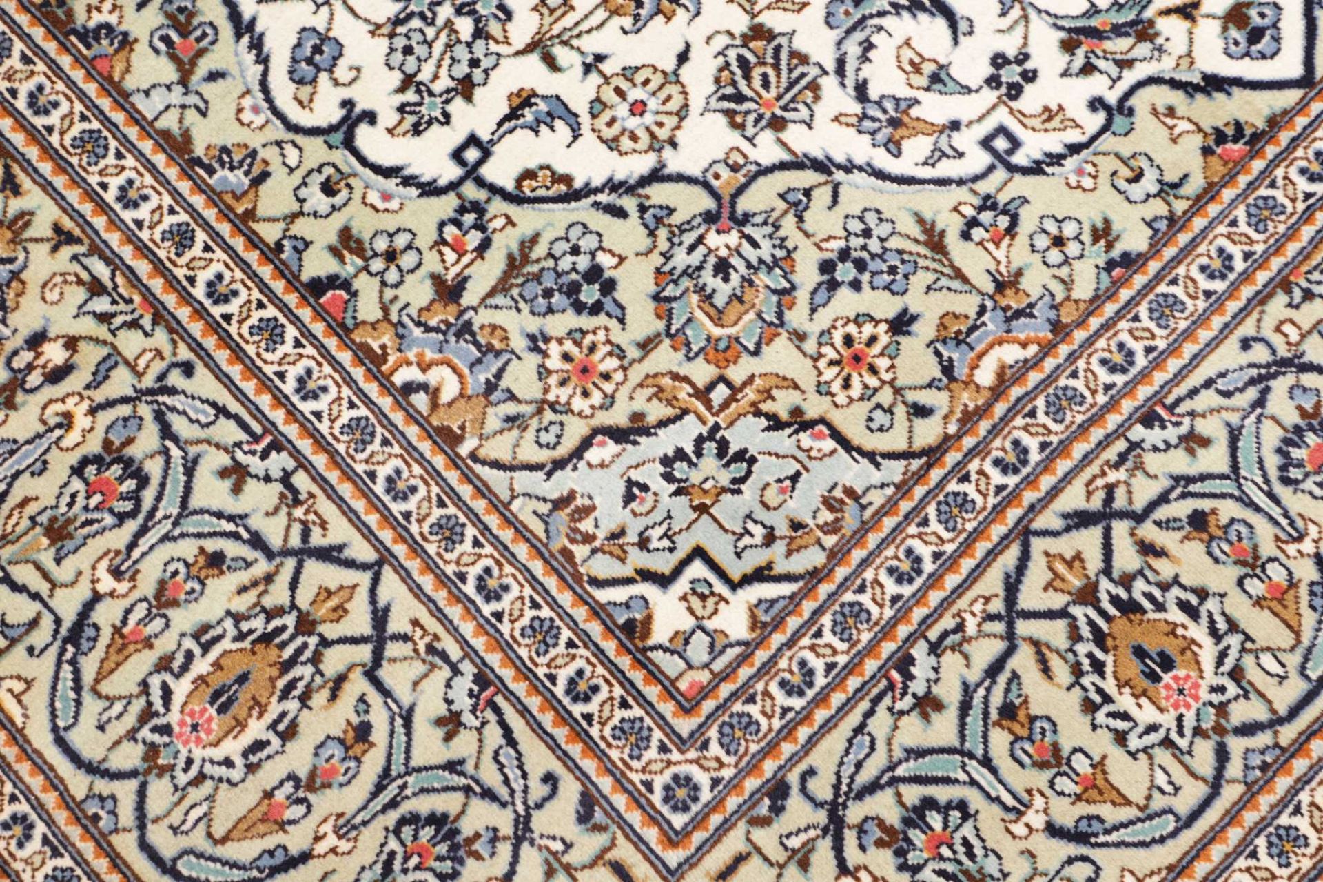 Kashan Perserteppich aus Iran, 193 × 284 cm