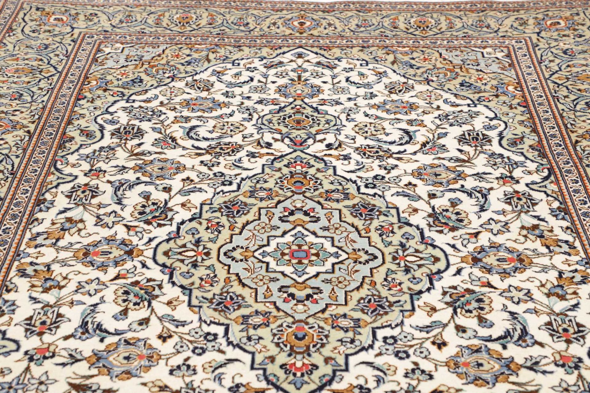 Kashan Perserteppich aus Iran, 193 × 284 cm