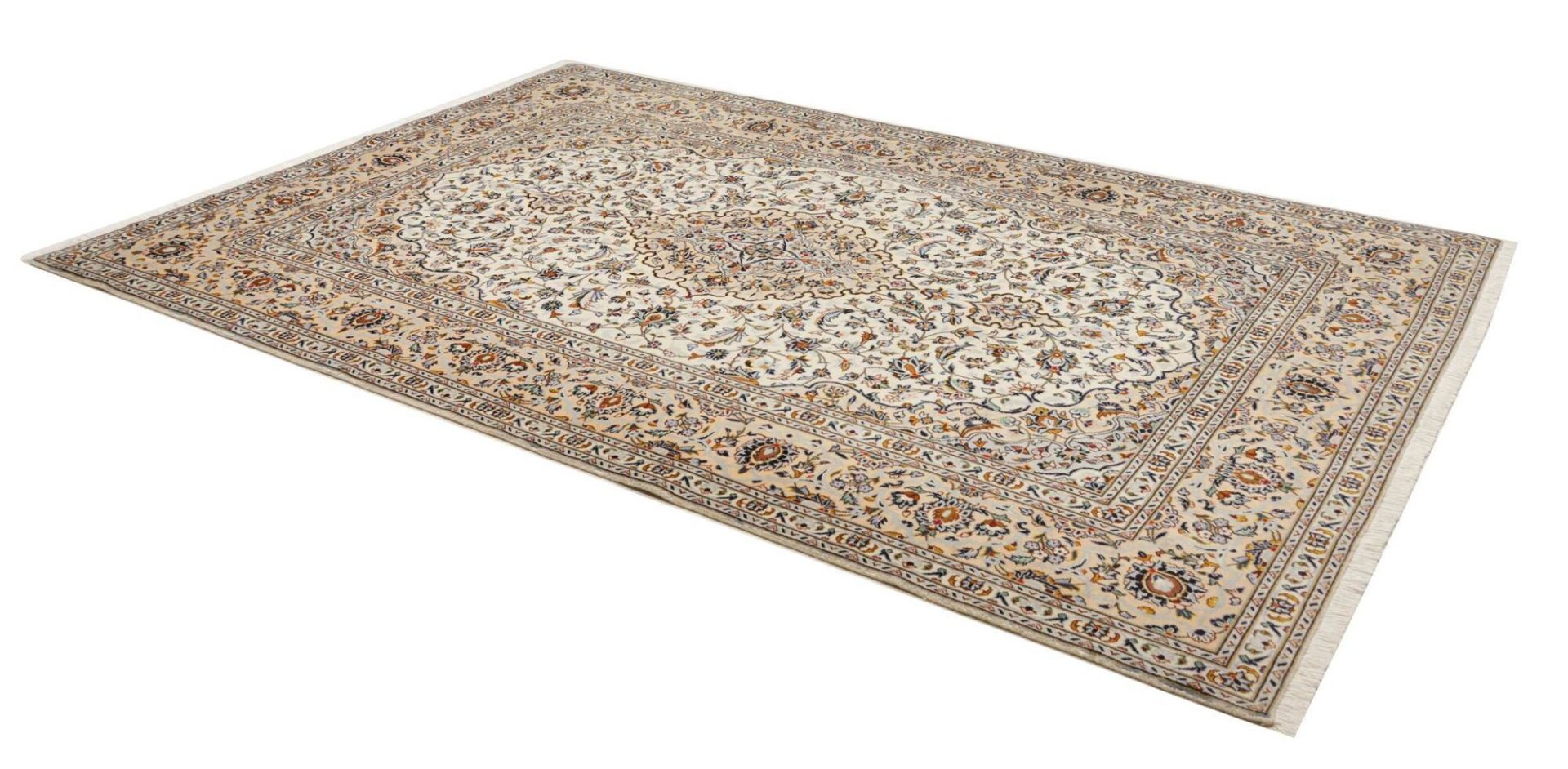 Kashan Perserteppich aus Iran, 211 × 312 cm