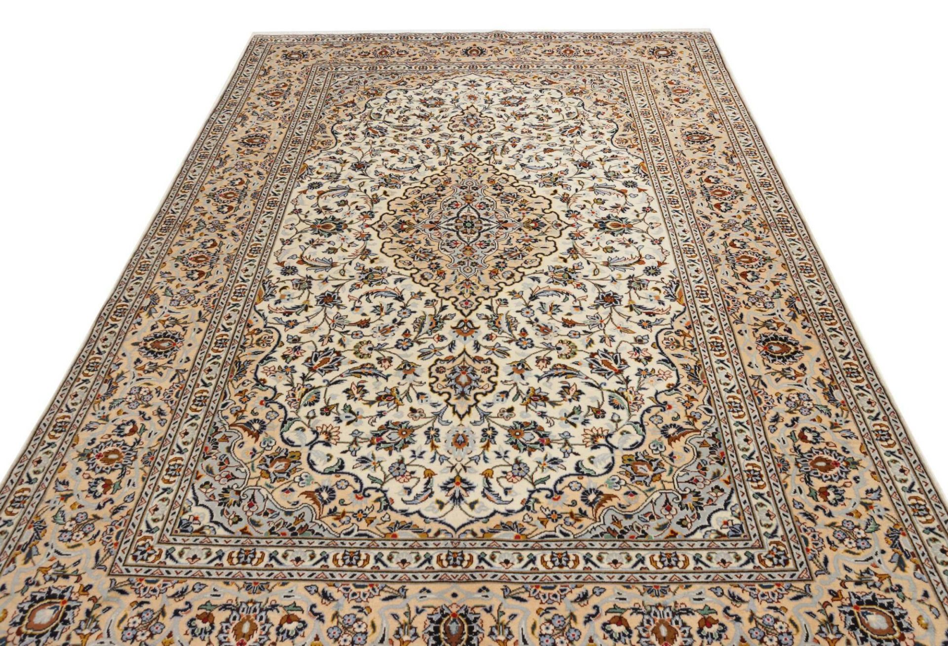 Kashan Perserteppich aus Iran, 211 × 312 cm