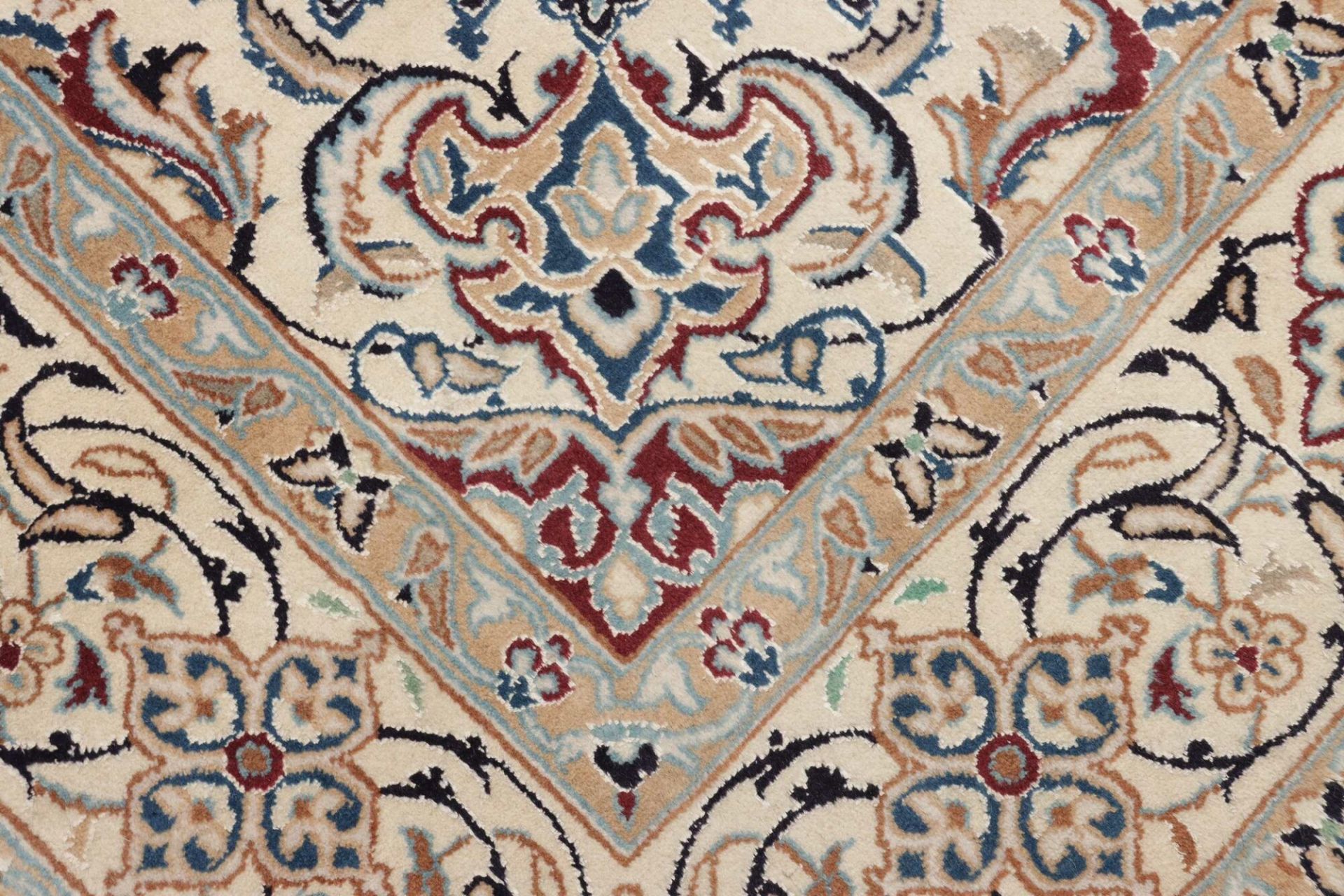 Handgeknüpfter Nain Perserteppich, 197 × 301 cm, Wolle