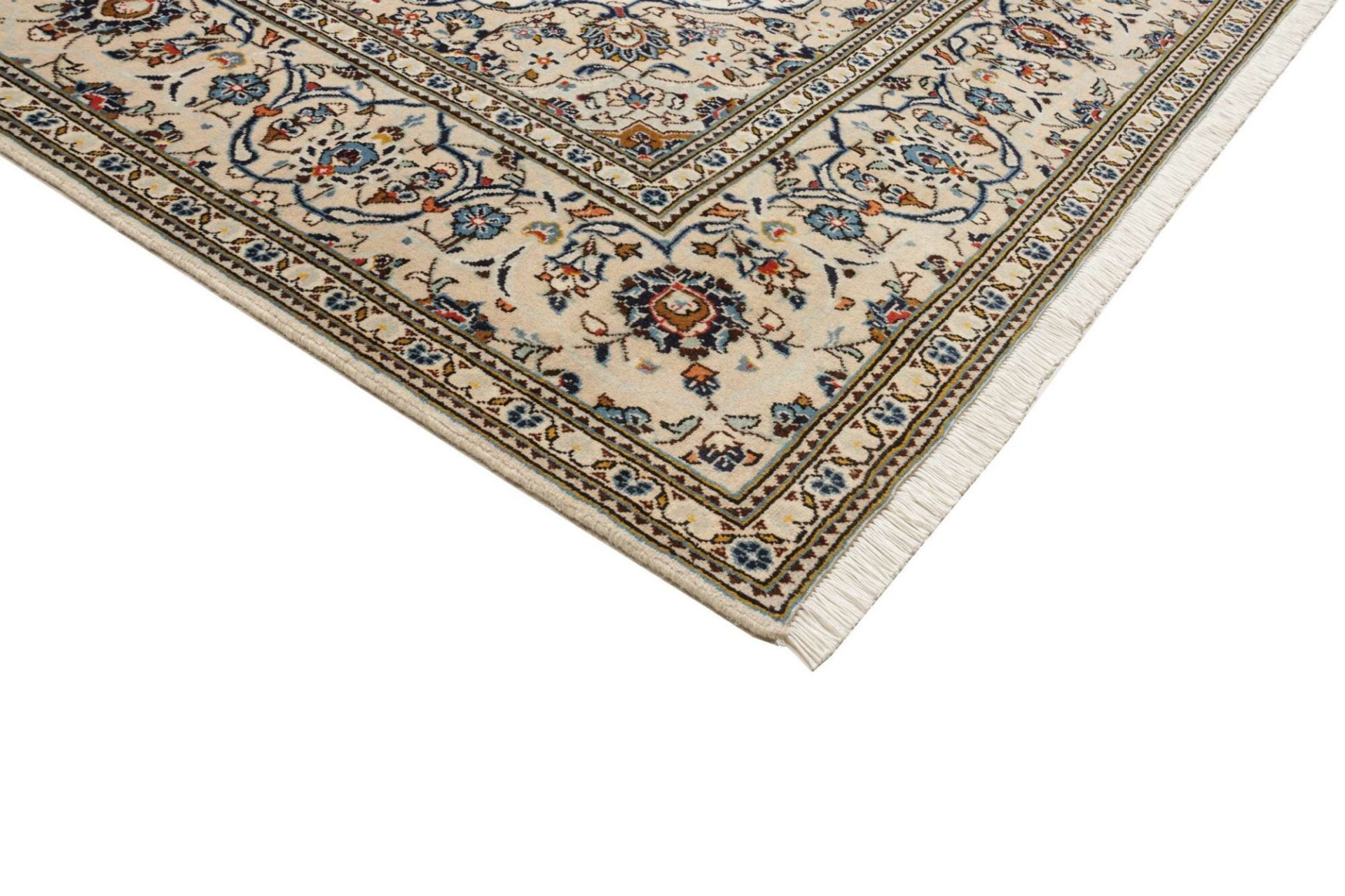 Kashan Perserteppich 194 × 305 cm aus Wolle, handgeknüpft