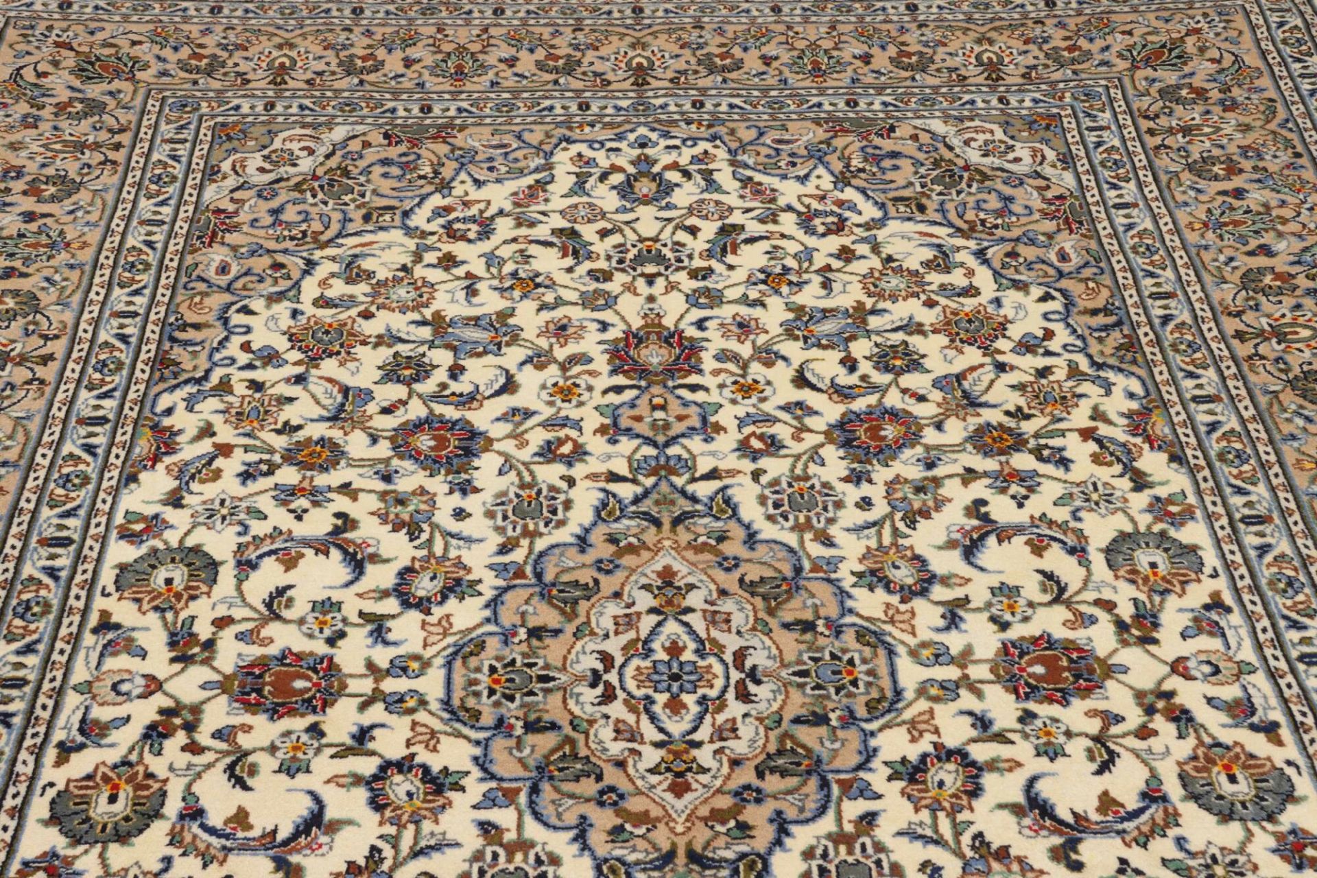 Handgeknüpfter Kashan Perserteppich, 199 × 299 cm, Wolle