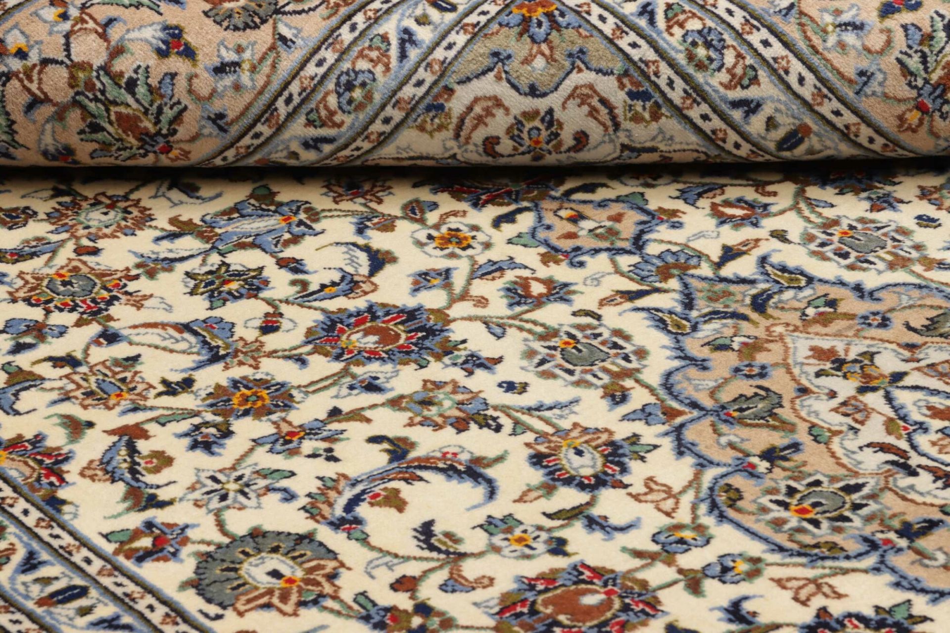 Handgeknüpfter Kashan Perserteppich, 199 × 299 cm, Wolle