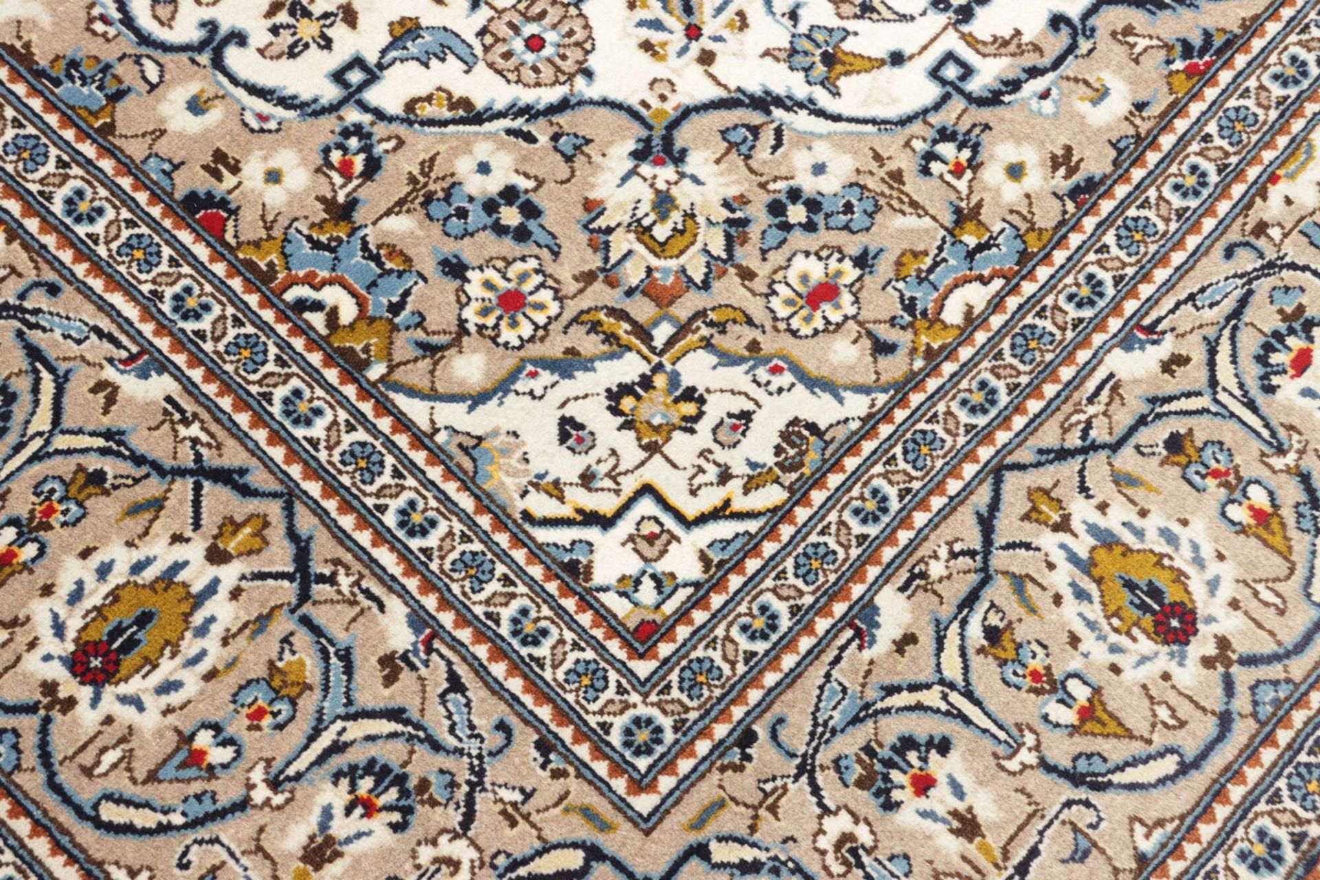 Handgeknüpfter Kashan Perserteppich, 201 × 305 cm, Wolle