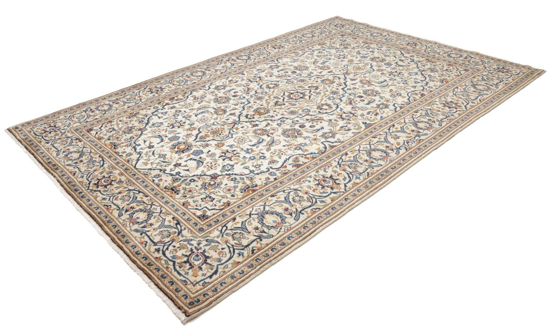 Kashan Perserteppich aus Iran, 196 × 304 cm