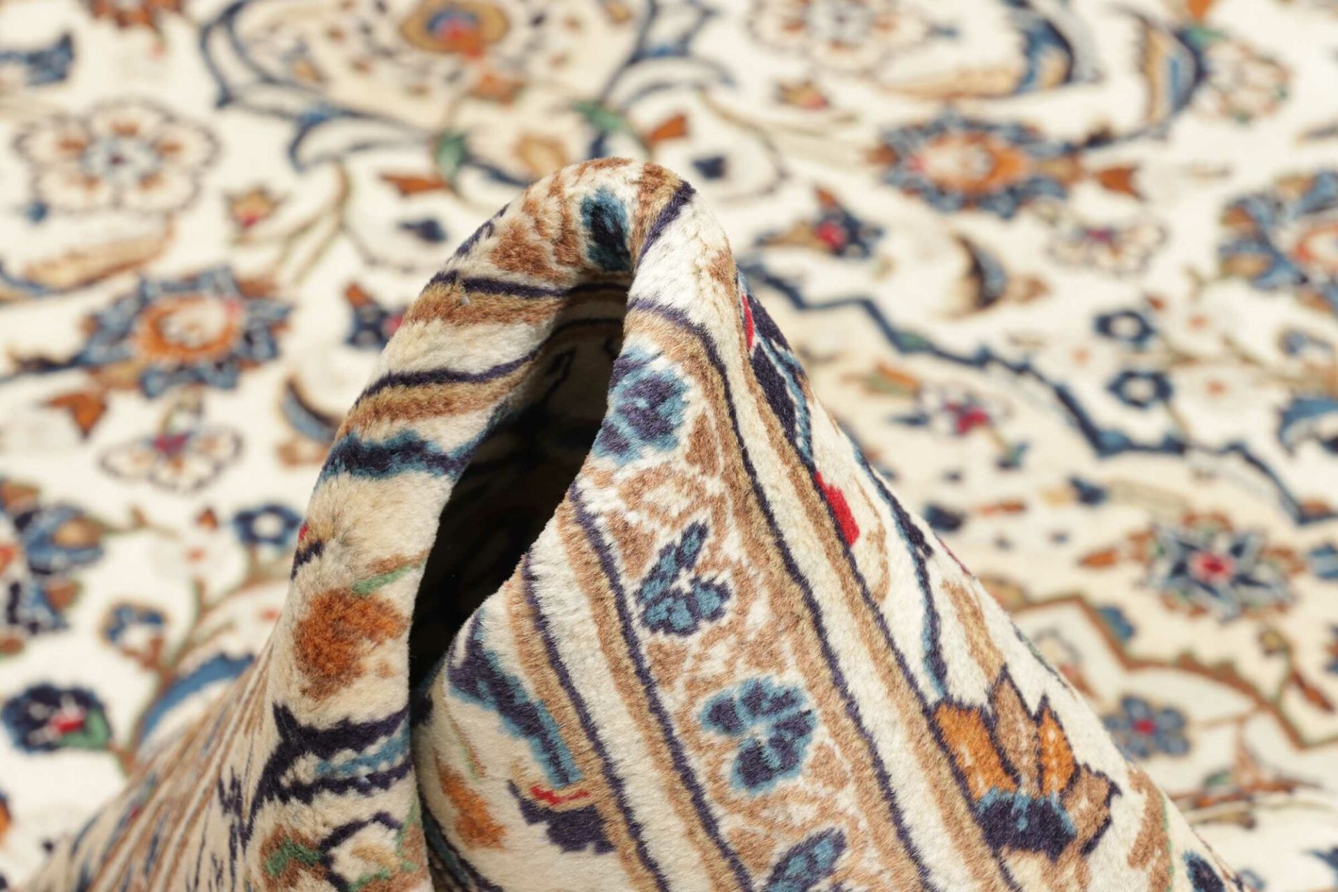 Kashan Perserteppich aus Iran, 196 × 304 cm