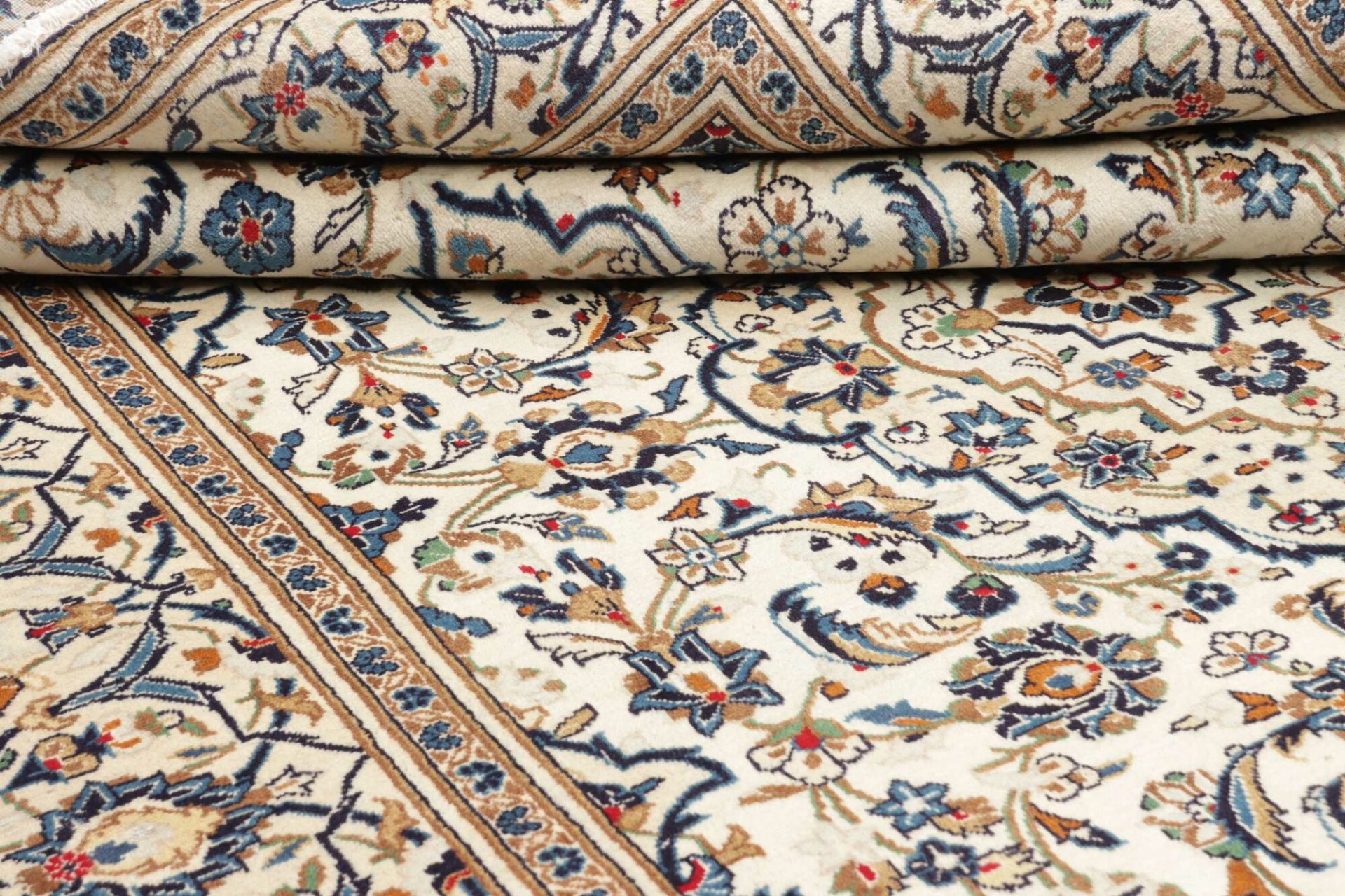 Kashan Perserteppich aus Iran, 196 × 304 cm